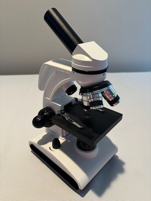 TELMU Microscopes for Students Adults, 40X-1000X Compound Monocular Microscope