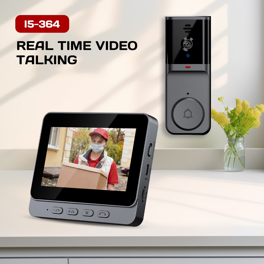 Smart Doorbell Wireless Camera Home Security Audio Video Intercom Night Vision