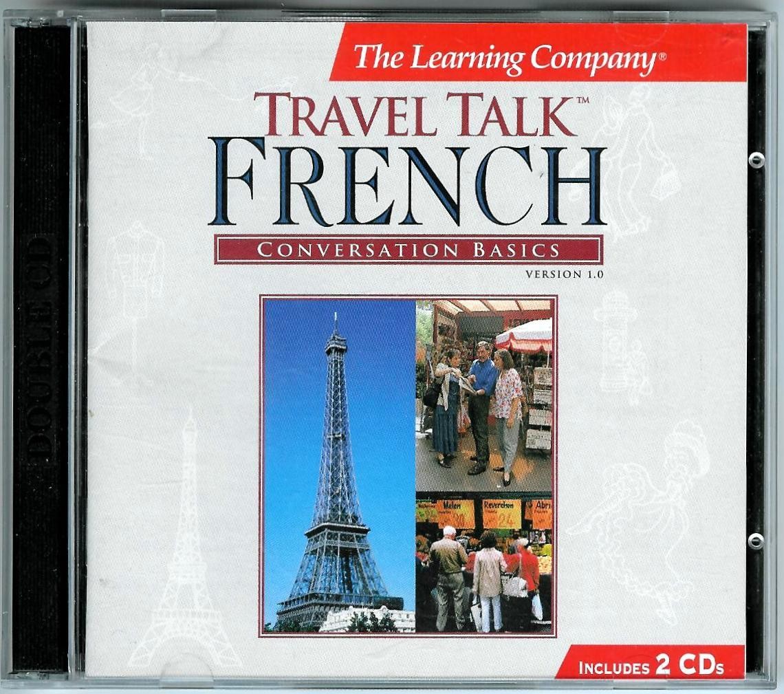 The Learning Company TRAVEL TALK FRENCH Conversation Basics 2-CD Set