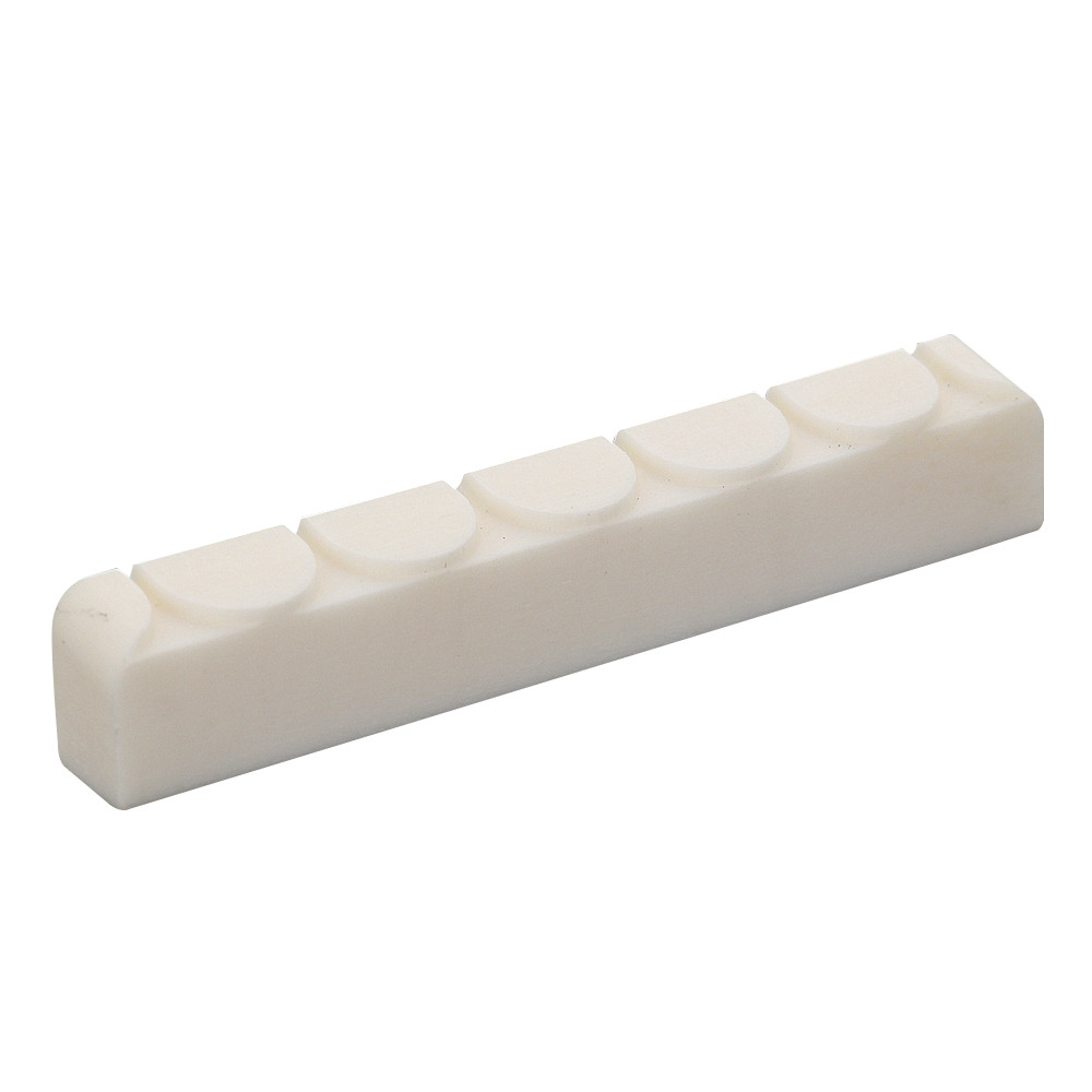 1Pcs New Shape Bone Real Guitar 6 String Slotted Nut For Classical Guitar 52mm