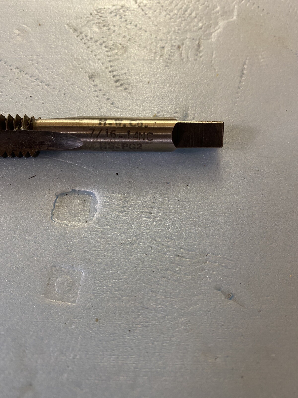 7/16 x 14 tap