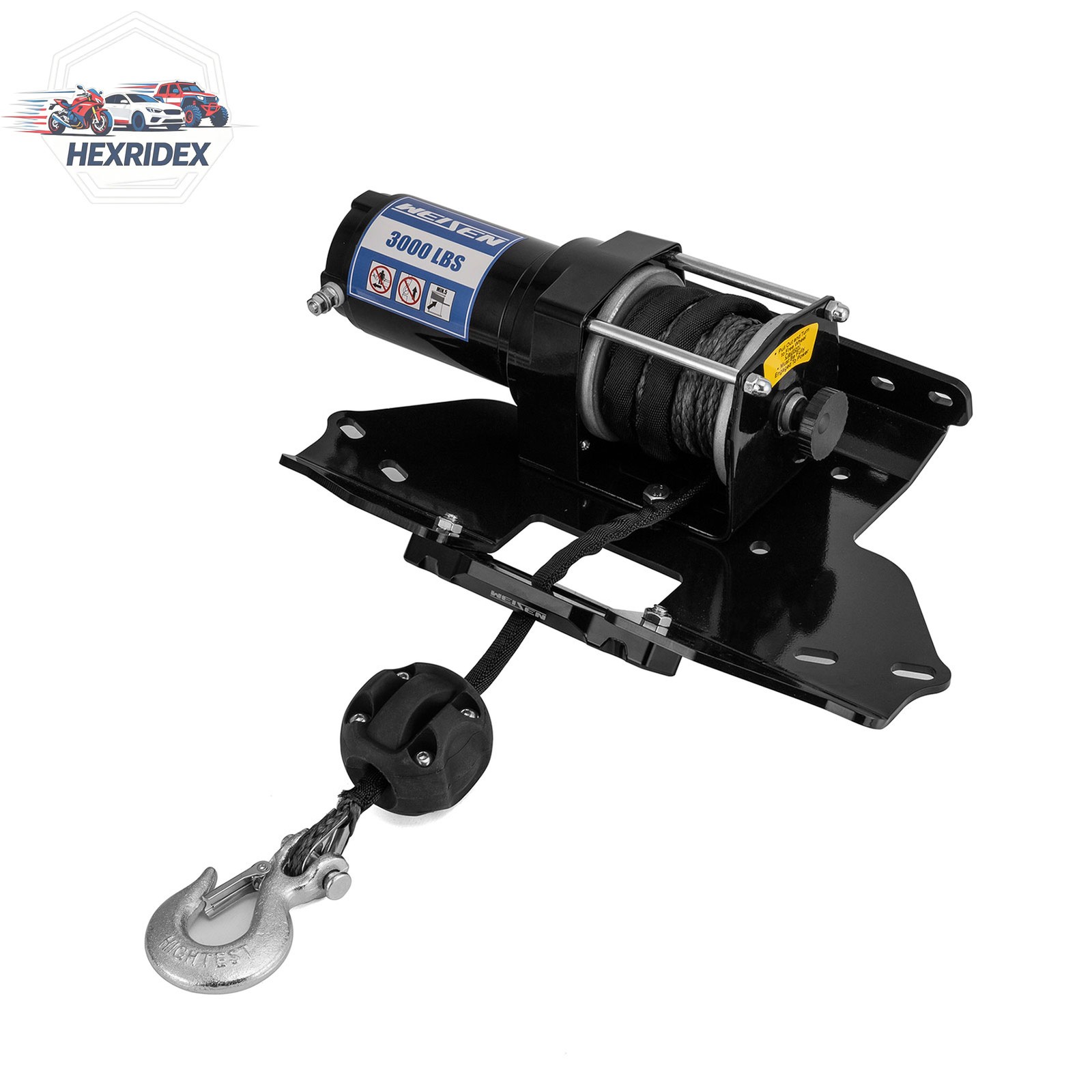 Winch and Mount Plate Kit For Kawasaki Brute Force 650/750 3000lbs 2005-2026