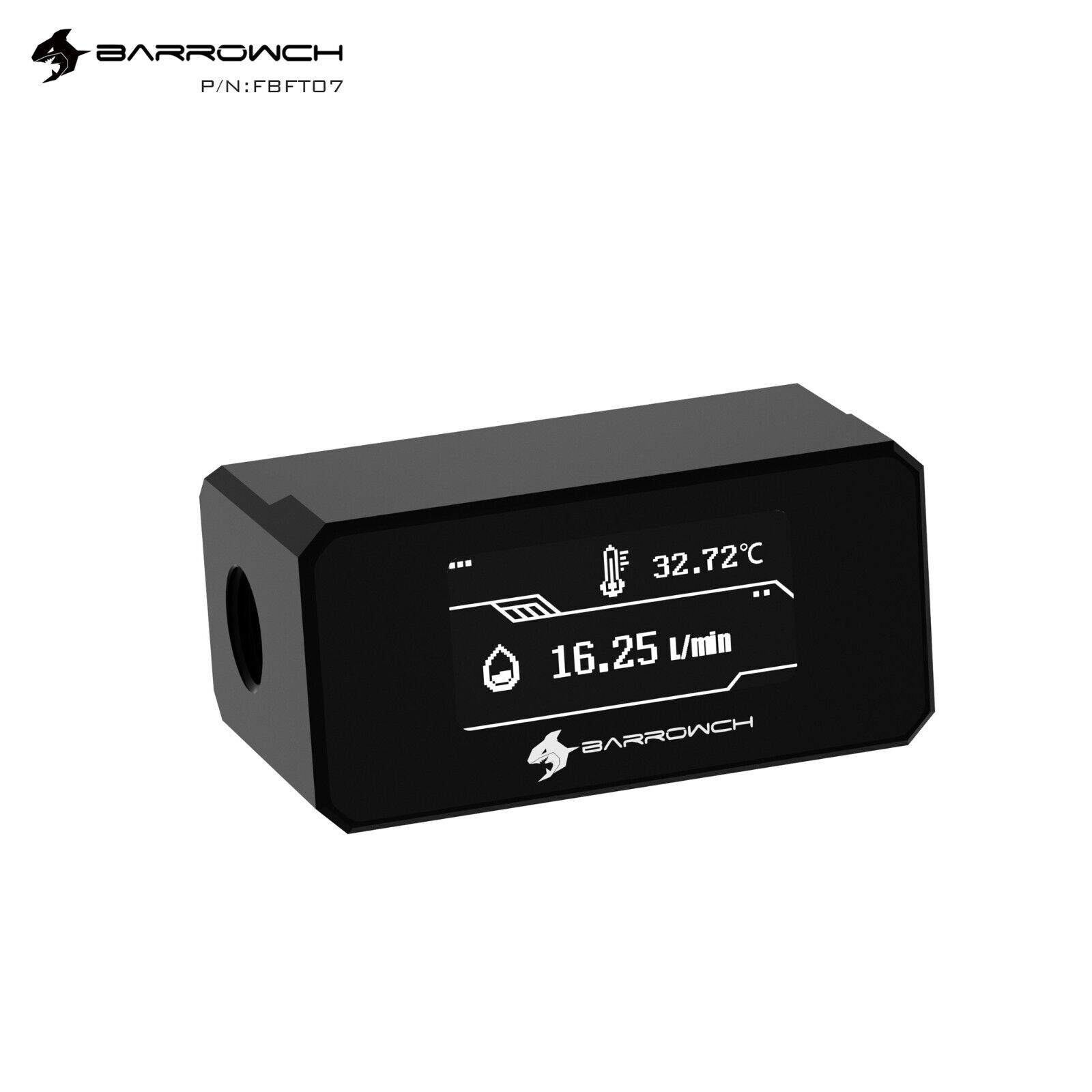 Barrow BarrowCH Water Temperature Meter Flow Meter OLED Display FBFT07 2 Colors