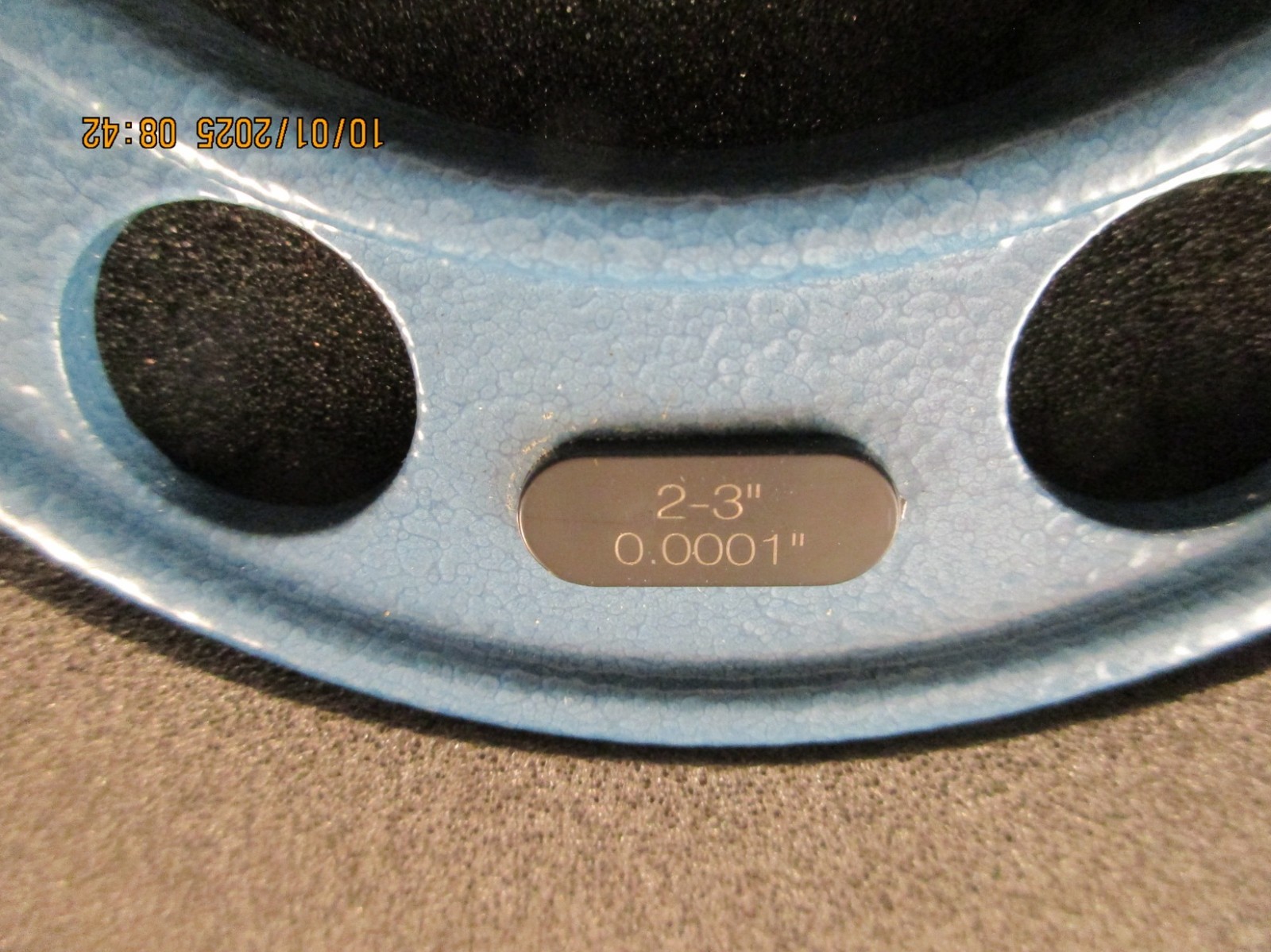 Pittsburgh 64202 3pc Micrometer Tool Set Padded Hard Case 0-3" used vg condition