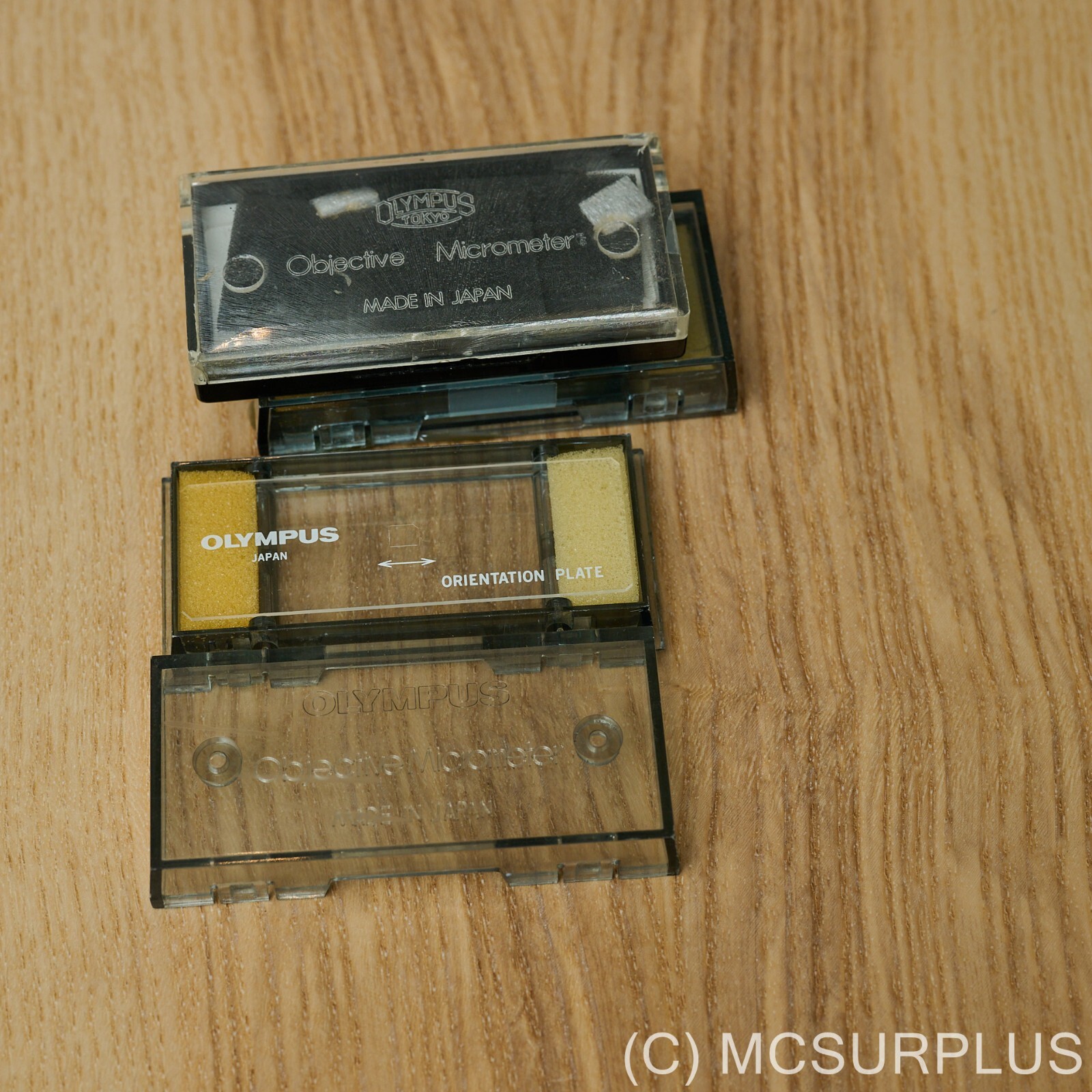 Olympus microscope U-PJ petrographic polarised orientation plate (Last one)