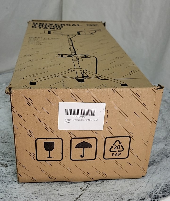 NEW OPEN BOX PROPVUE UTS-1511-58-PH-PH Floor Project Tripod stand SEE NOTES