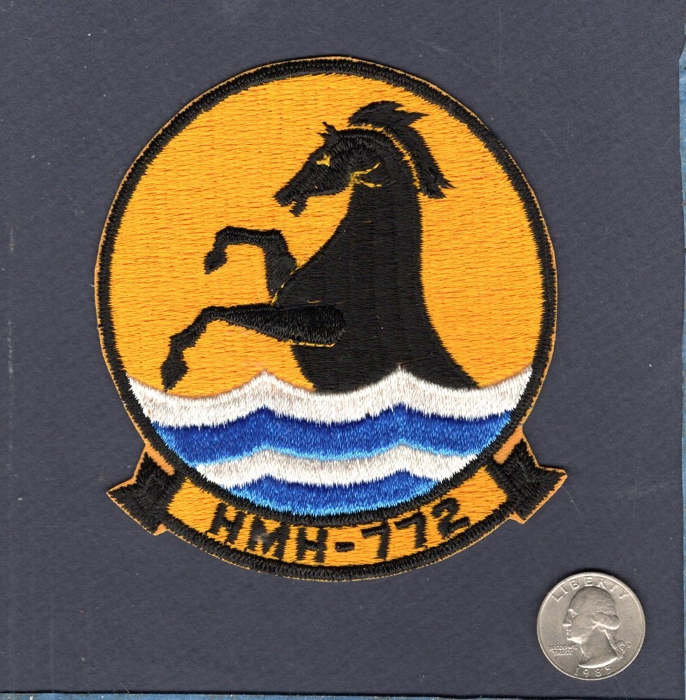 Original HMH-772 ARMADILLOS USMC CH-53 Sea Stallion Helicopter Squadron Patch
