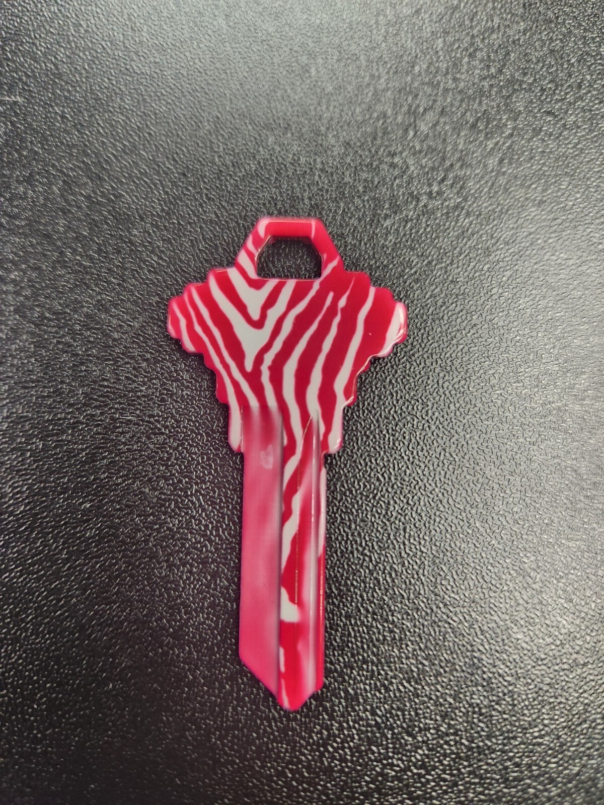 PINK ZEBRA PRINTED SCHLAGE SC1 KEYBLANK - READ DETAILS BELOW