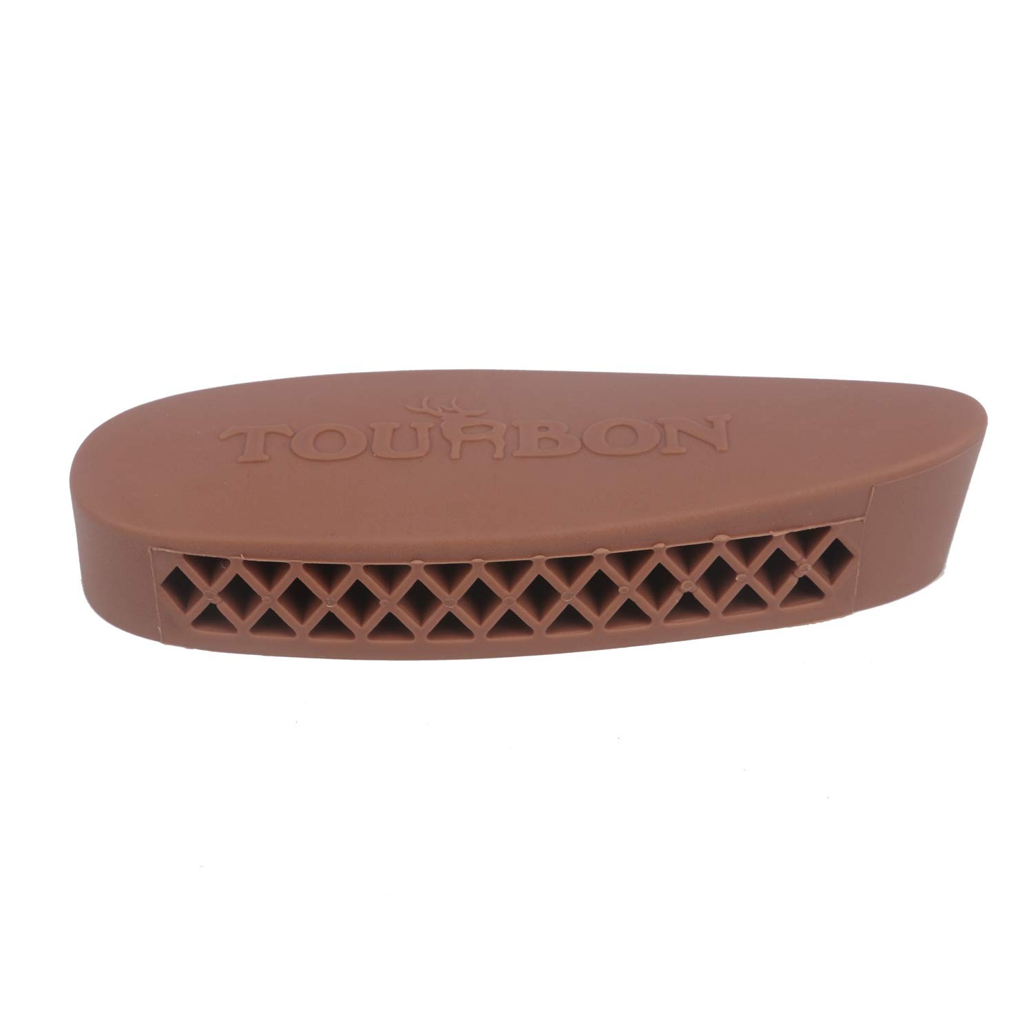 TOURBON Hunting Shooting Grind-to- fit Recoil Pad - Brown Small,