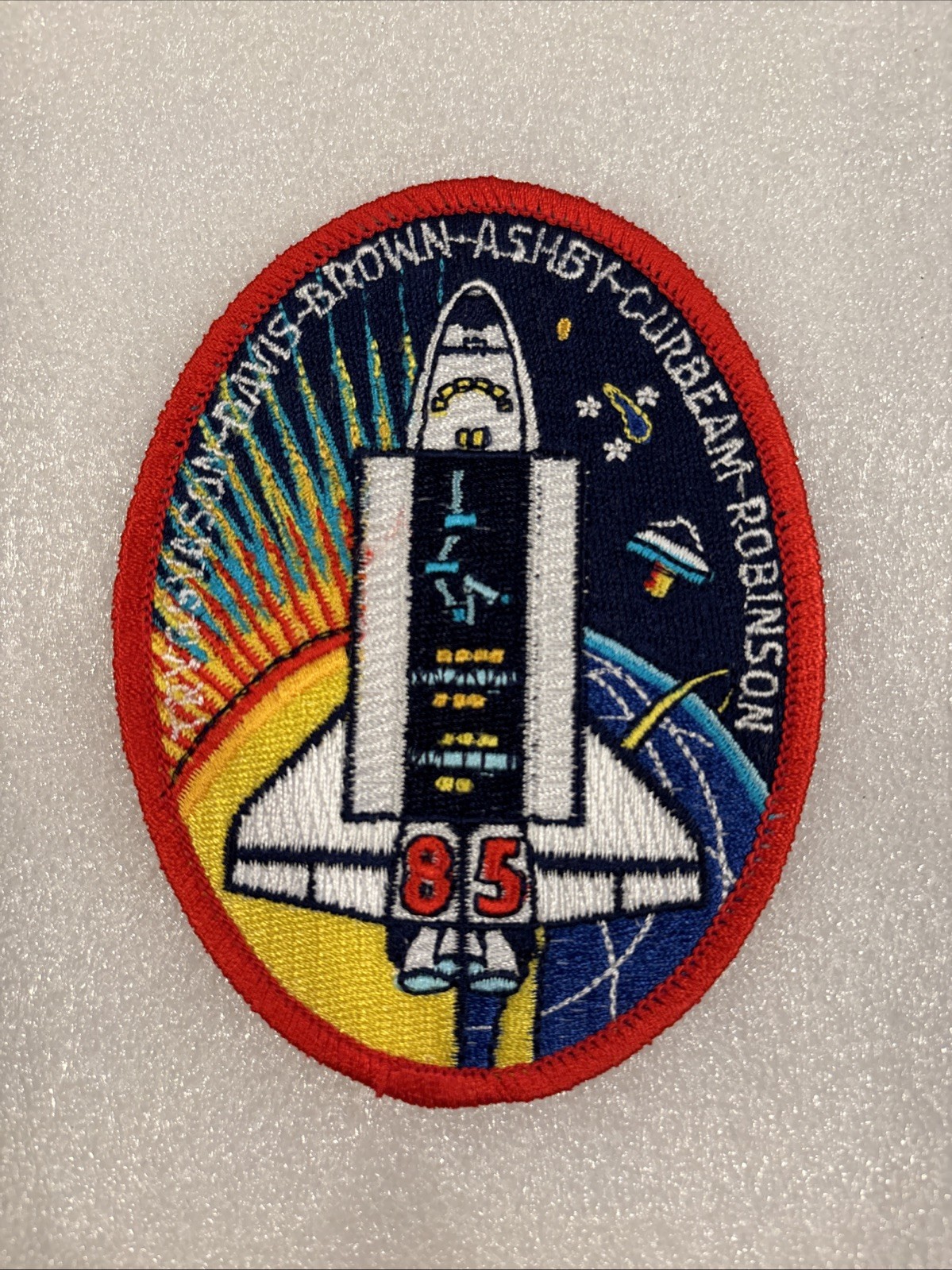 STS-85 mission patch