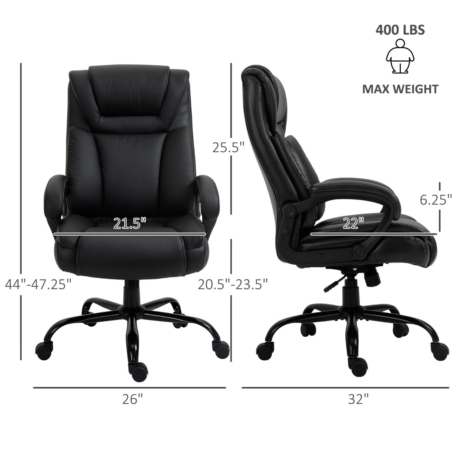 ❄️FREE SHIPPING!❄️Office/Massage/Reclining Chair w/Wheels, Thick Padding, & More