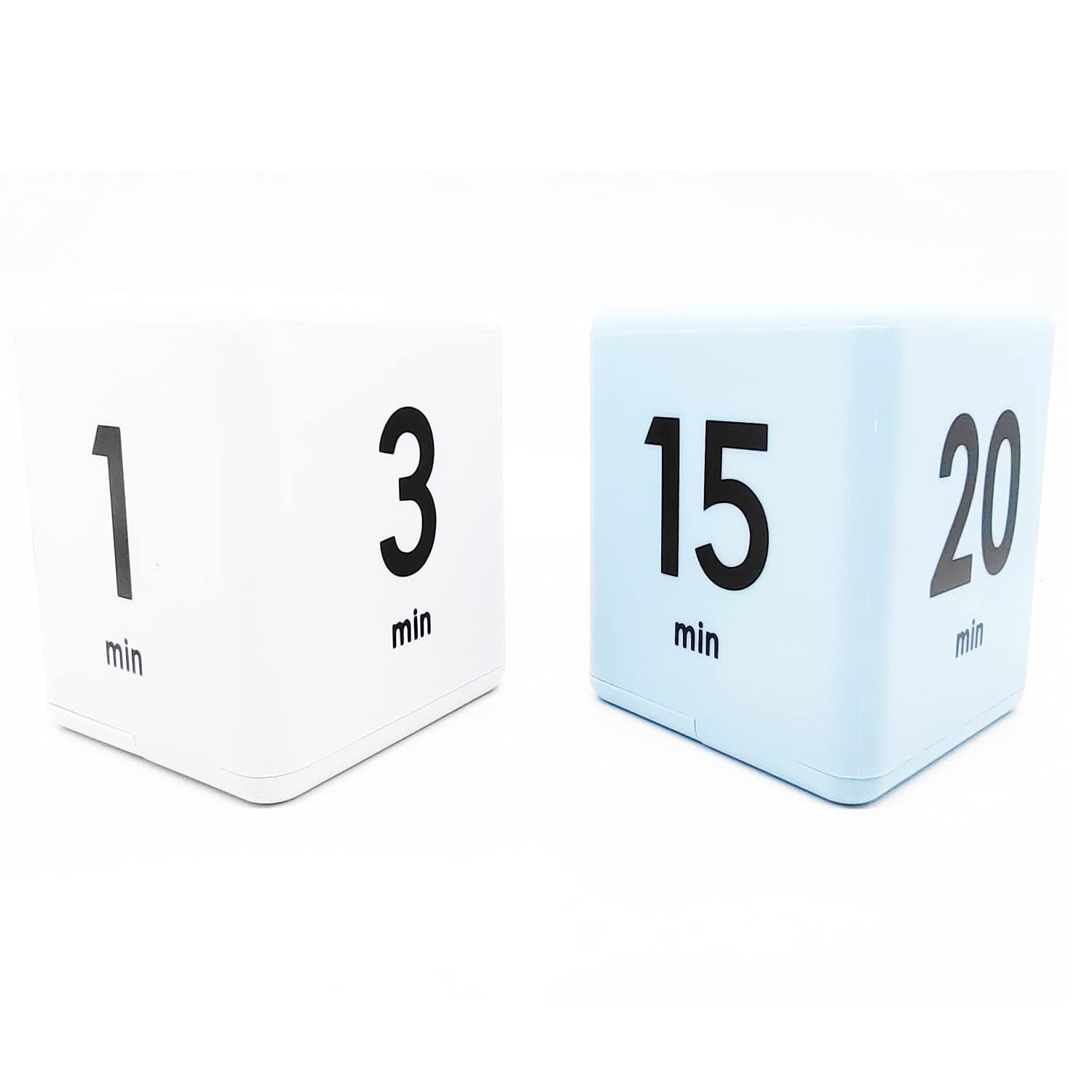 2 Pieces Cube Timers, Kitchen Child Timer Exercise Timer, Workout and Game, G...