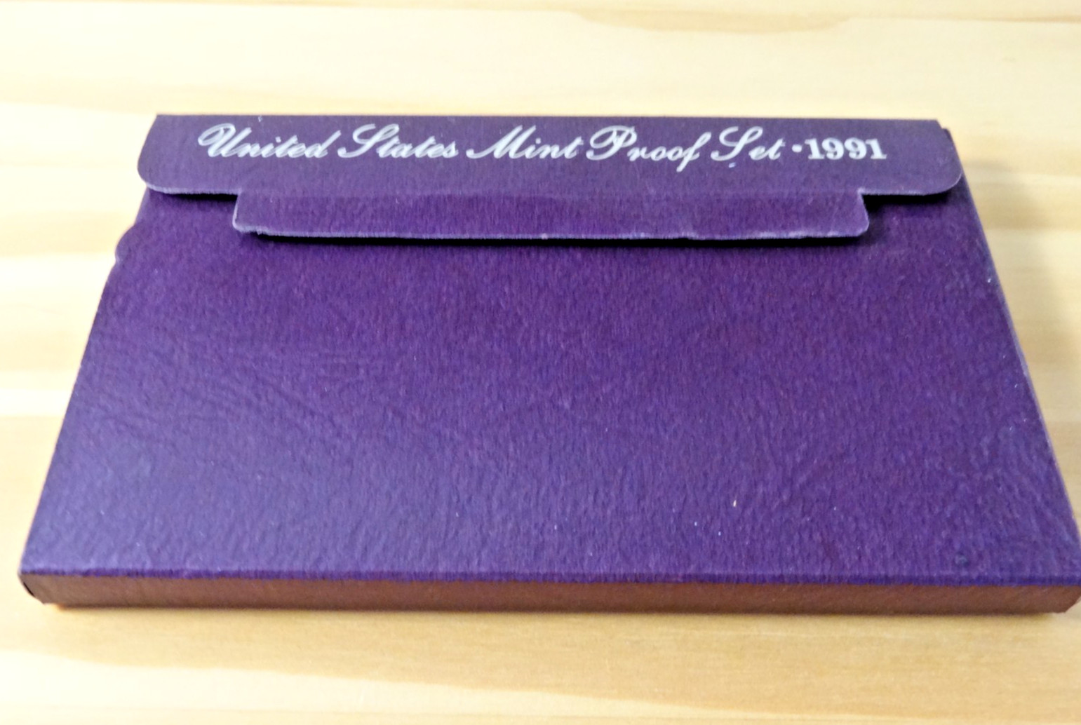 1987 and 1991 US Mint Proof sets with boxes and product card
