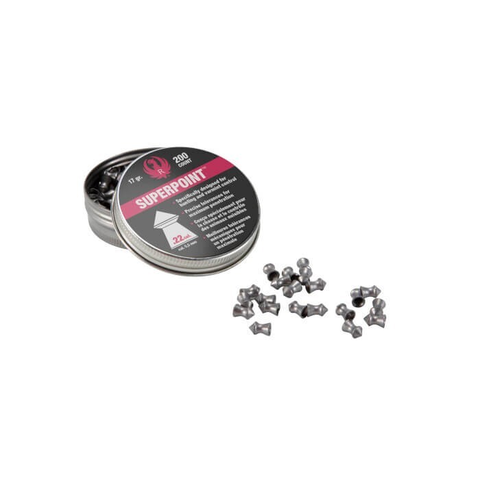 RUGER 200 Count IMPACT SUPERPOINT Premium Pointed 5.5mm .22 Caliber Pellets