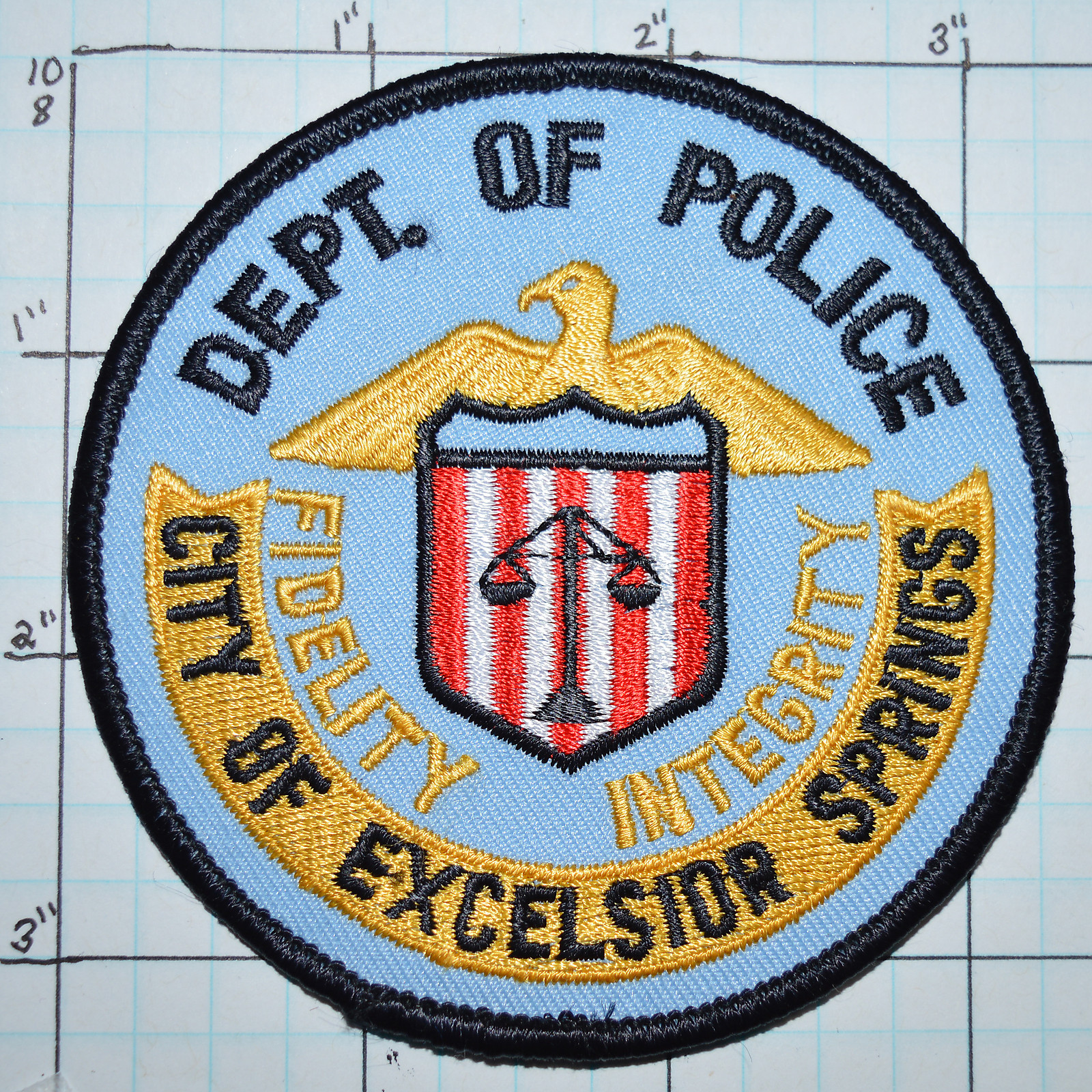 MISSOURI, EXCELSIOR SPRINGS POLICE DEPT PATCH