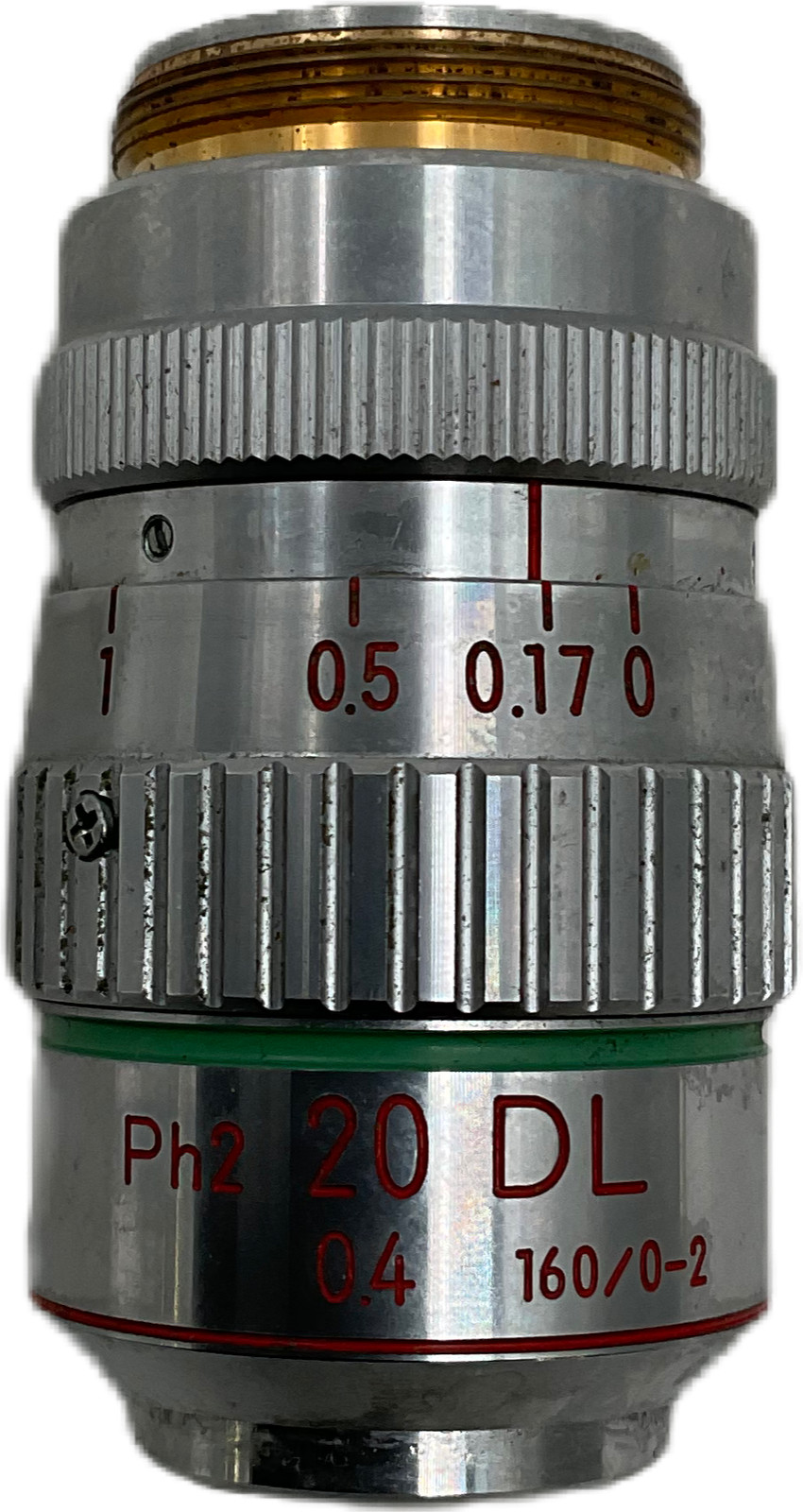 Nikon Ph2 20x DL 0.4 160/0-2 Microscope Objective Lens