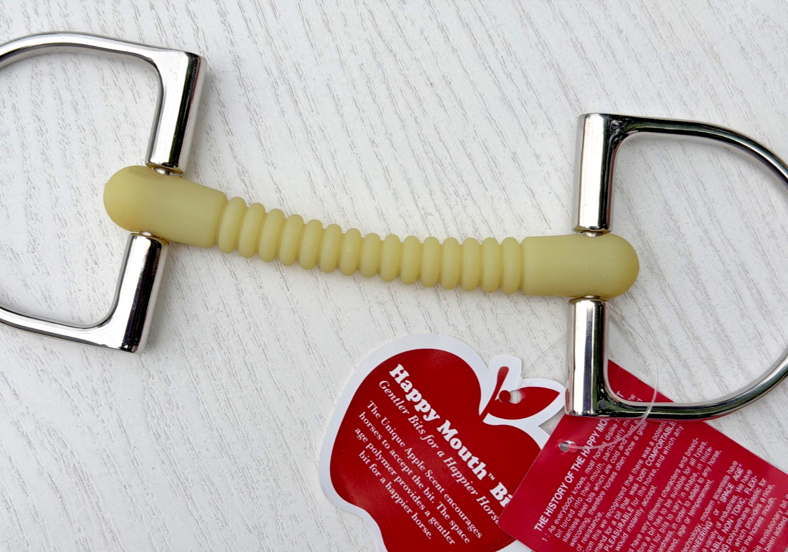 Happy Mouth Mullen Ribbed PRO King Dee Horse Bit SIZE: 5" Gentle Mouth 12.5 CM