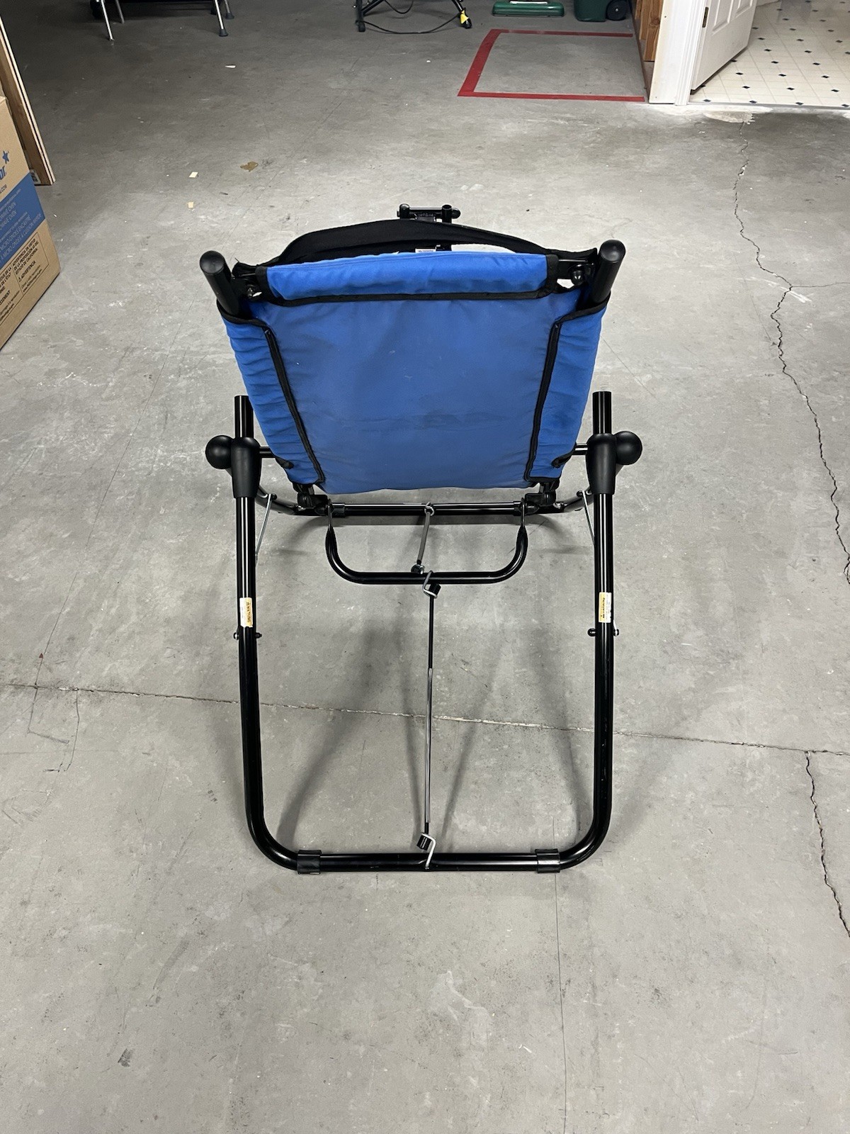 AB Lounge 2 Exercise Chair Abdominal Workout Lounger Blue - Solid