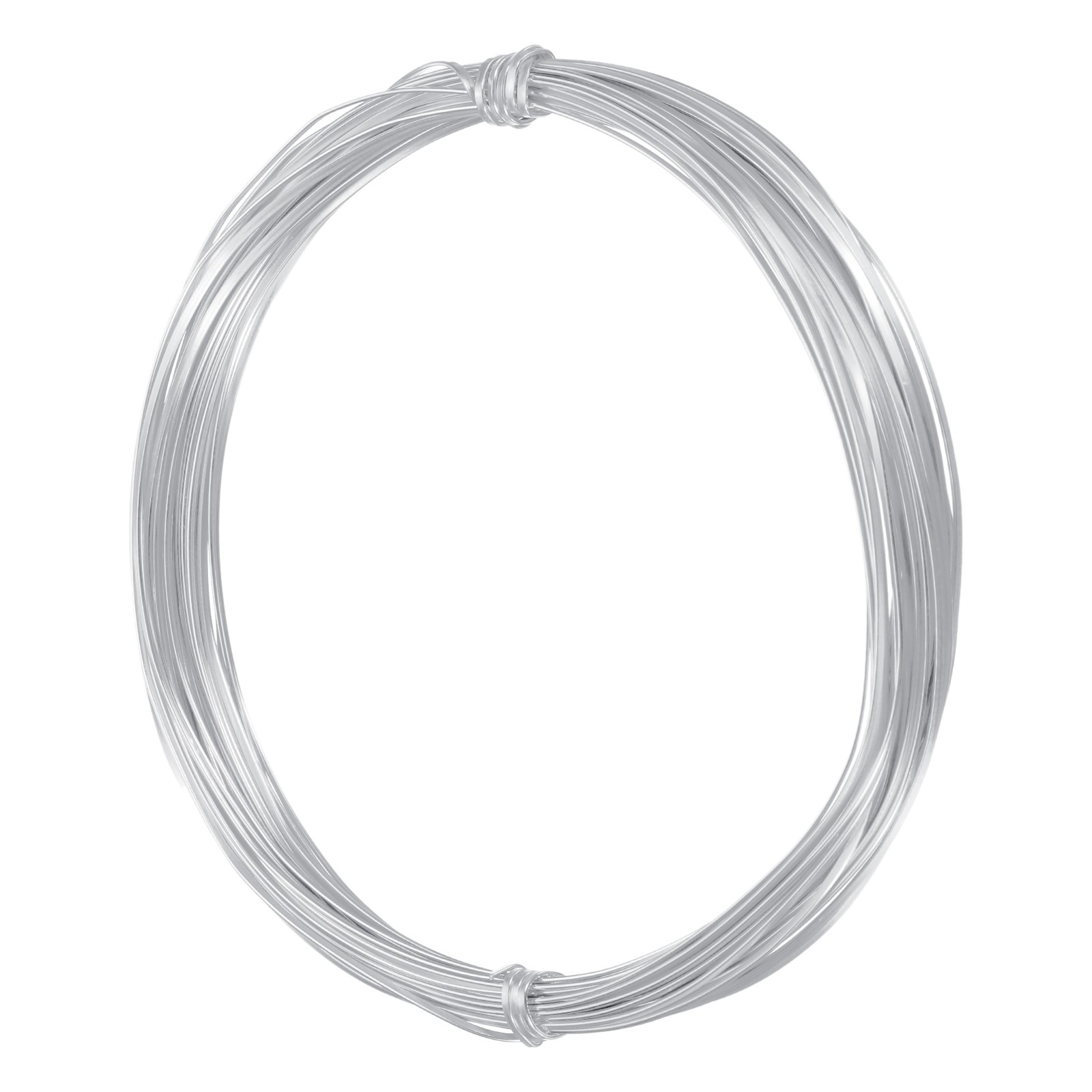1mm Aluminum Craft Flat Wire,33Ft 0.5mm Thickness Armature Wire, Silver Tone