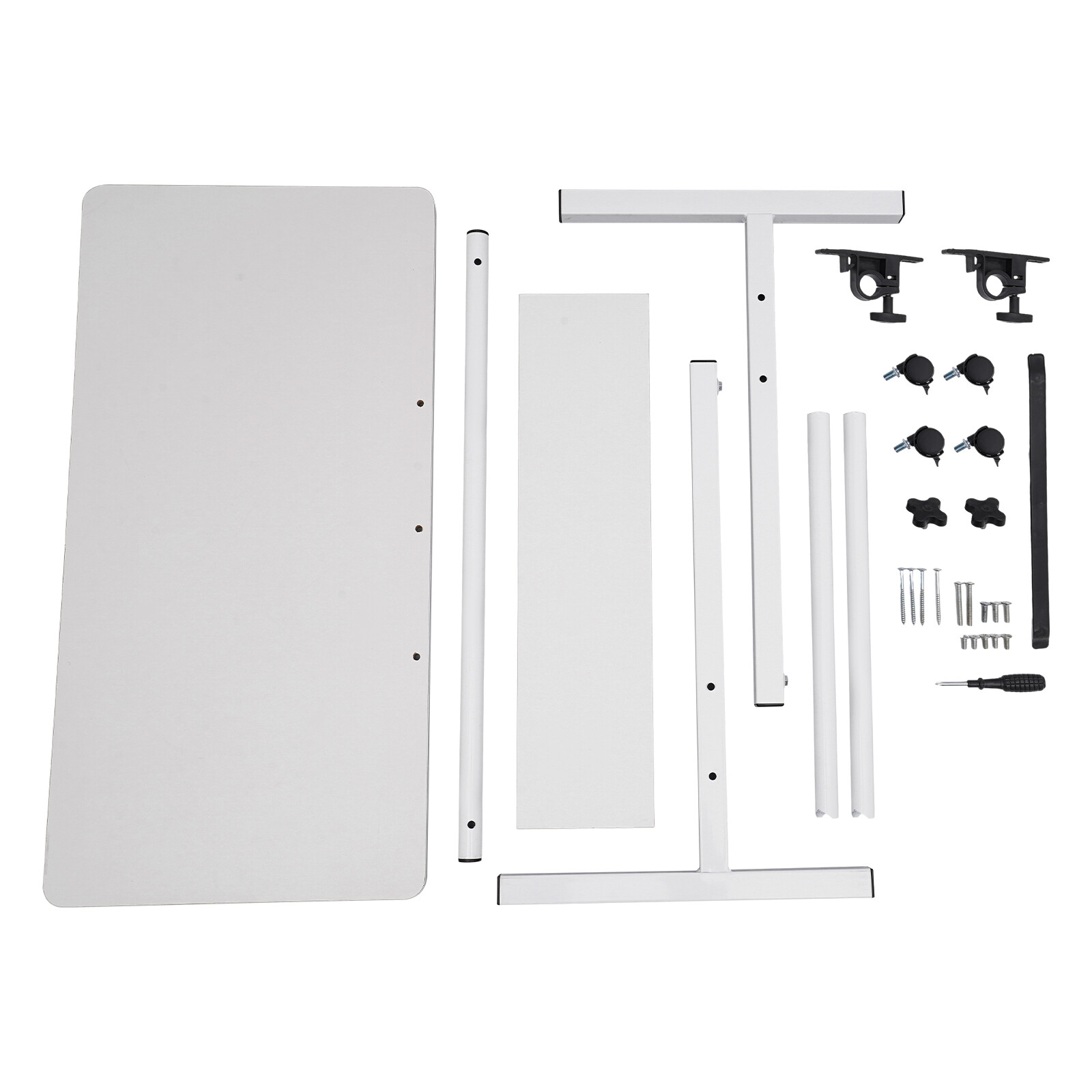 Adjustable Height Standing Desk Moveable Laptop Desk Write Table Computer Stand