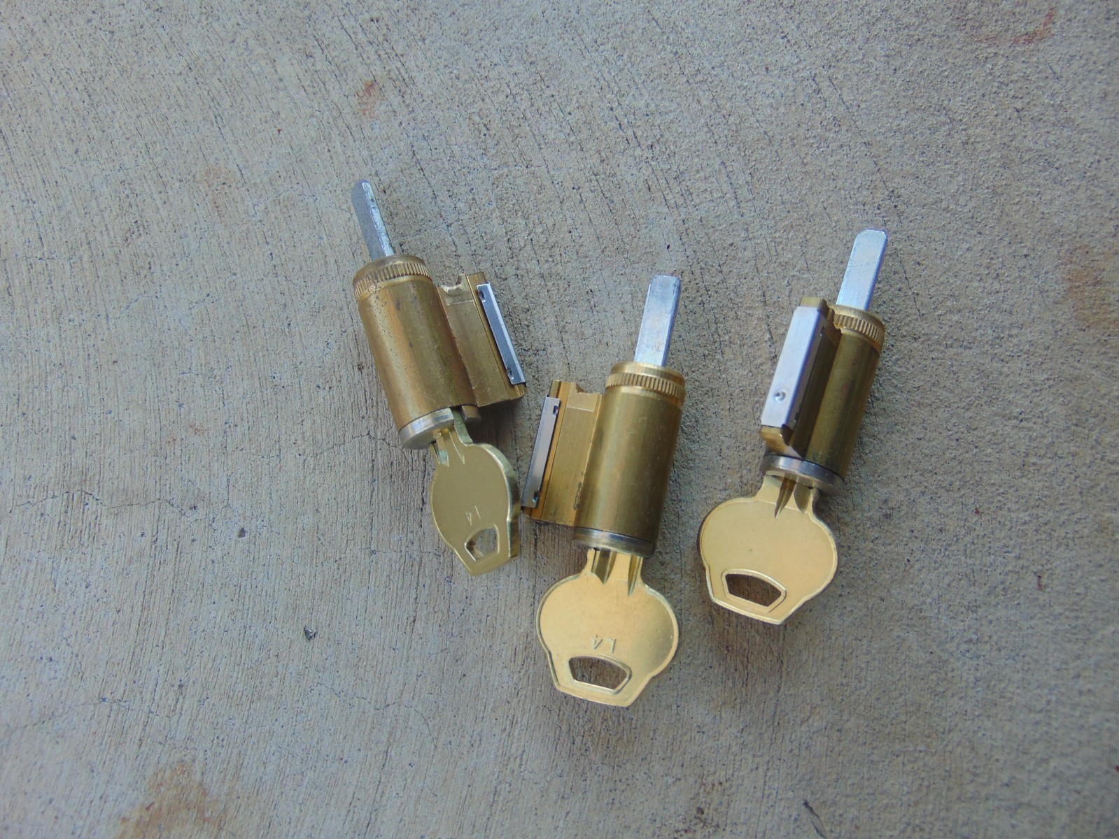 3 L4 CORBIN & RUSSWIN KNOB,DEADLOCK LOCK WITH 5 KEYS LOCKSMITH
