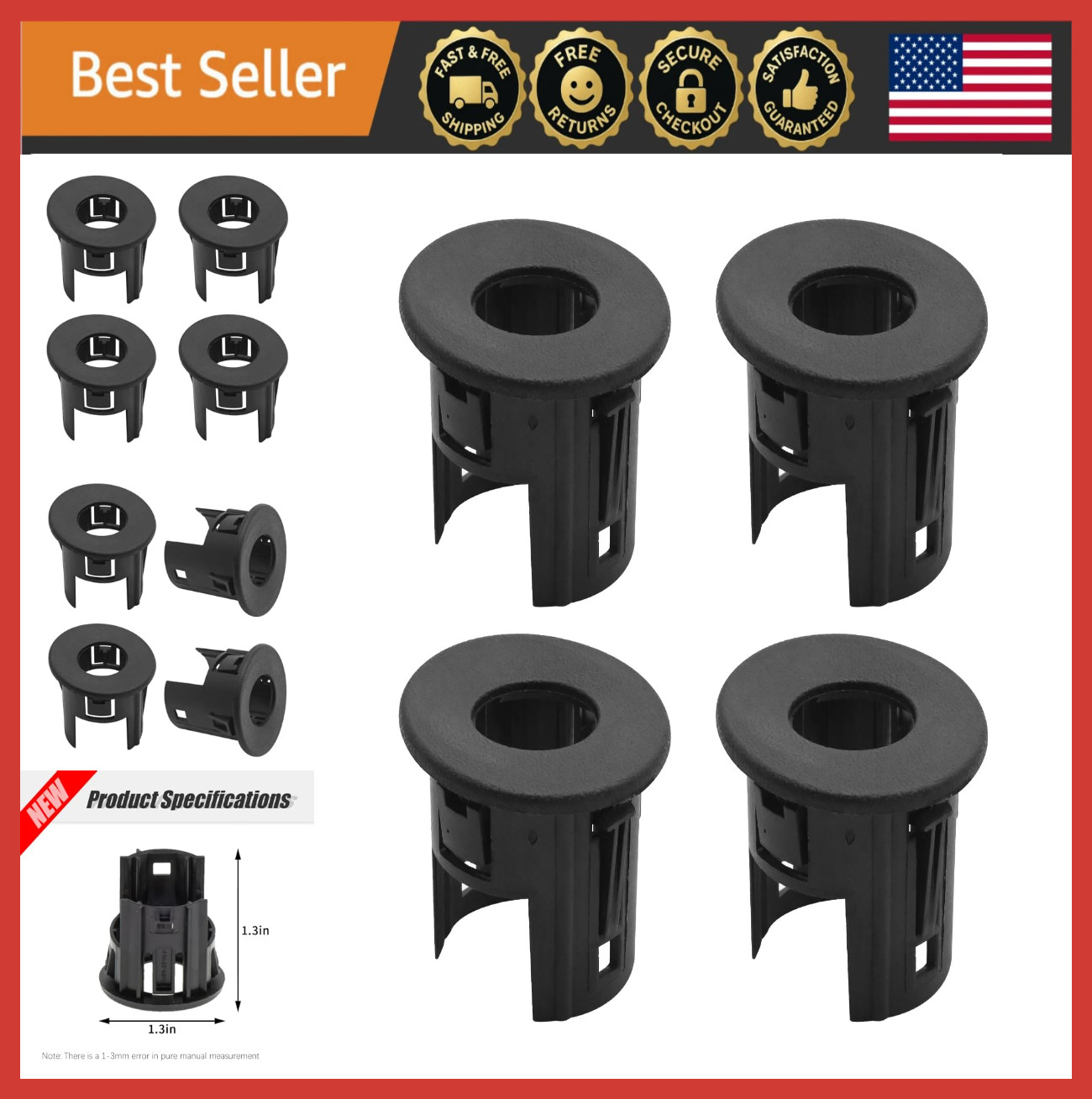 Parking Sensor Bracket Set for Chevy Avalanche & GMC Sierra 2007-2014