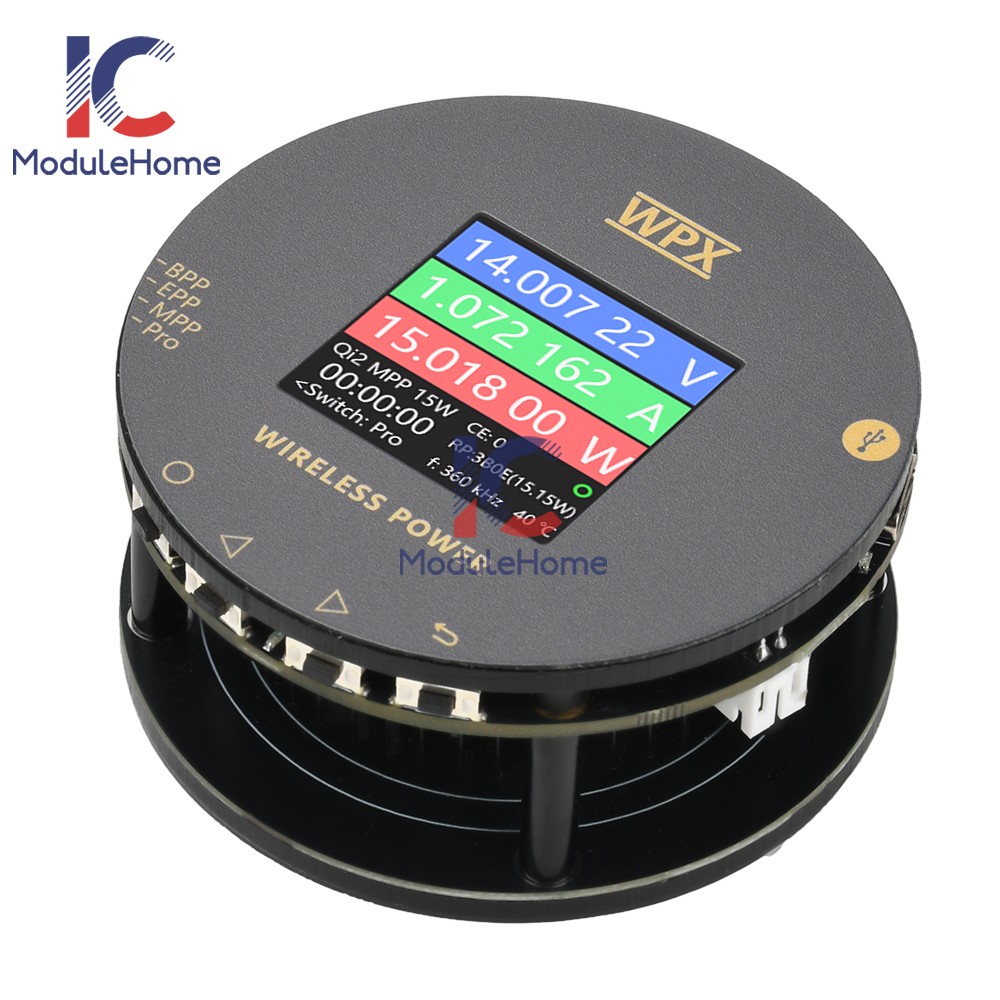 1.54 inch LCD Voltage Current Power Meter MPP25W Magnetic Fast Charging Tester
