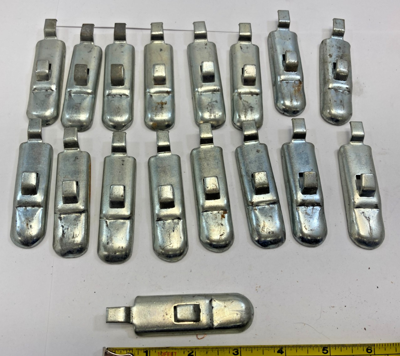 (17)  Frick Gallagher Shelving Clips - Used