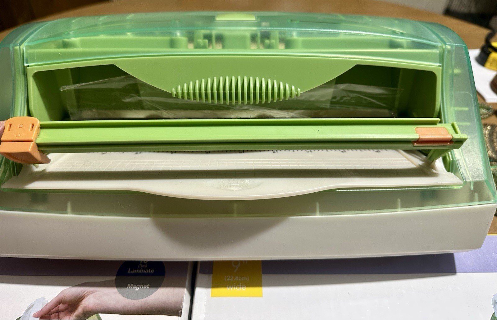 Xyron 900 Creative Station 50’ Two Sided Laminator 9”, 2 Refill Cartridges, Etc