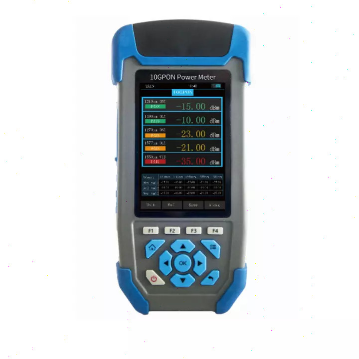 PON Power Meter 10G PON Network Testing Tool for Voice Data and Video Signals