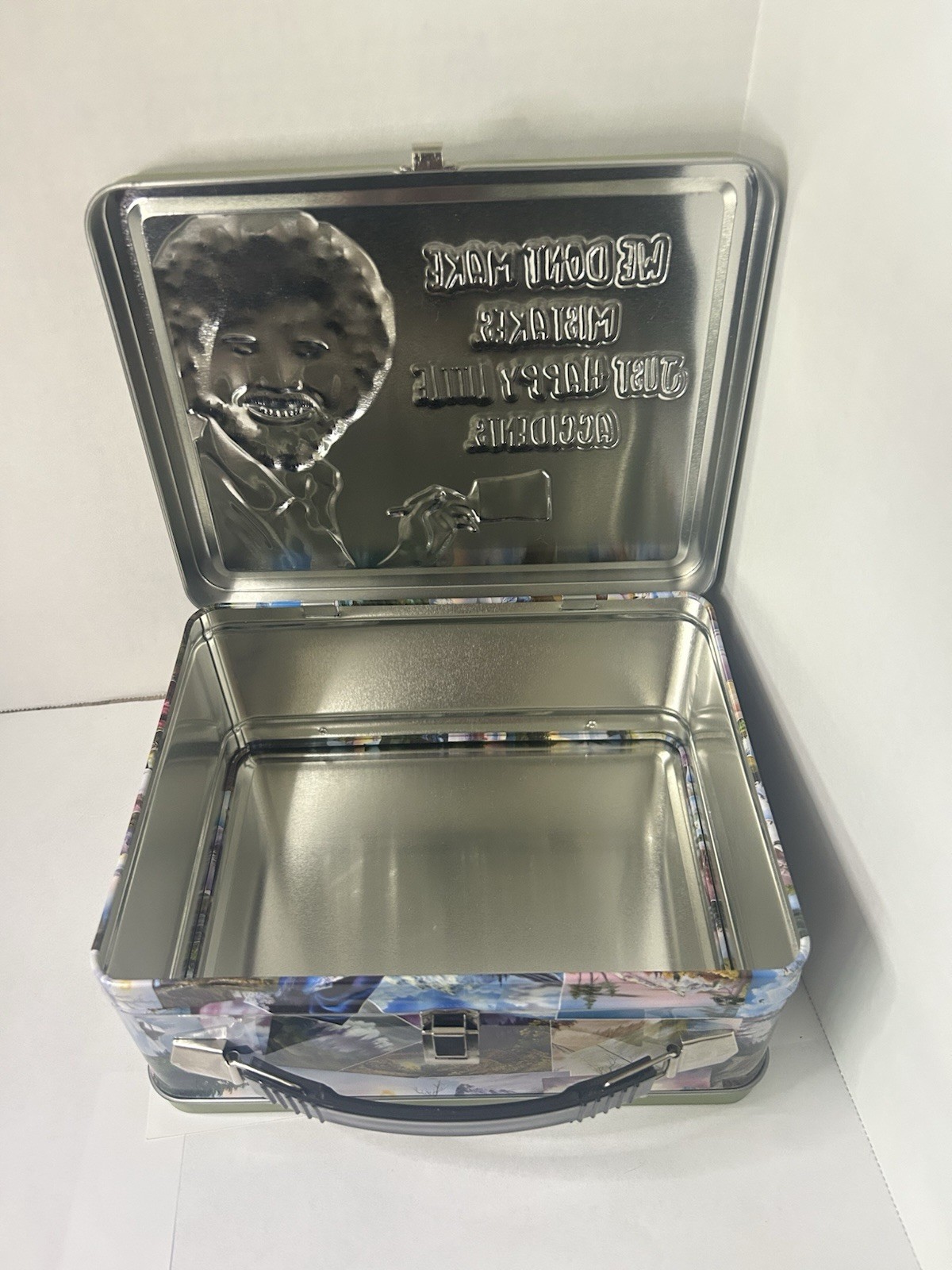 Bob Ross "Happy Accidents" Collectible Tin Lunchbox