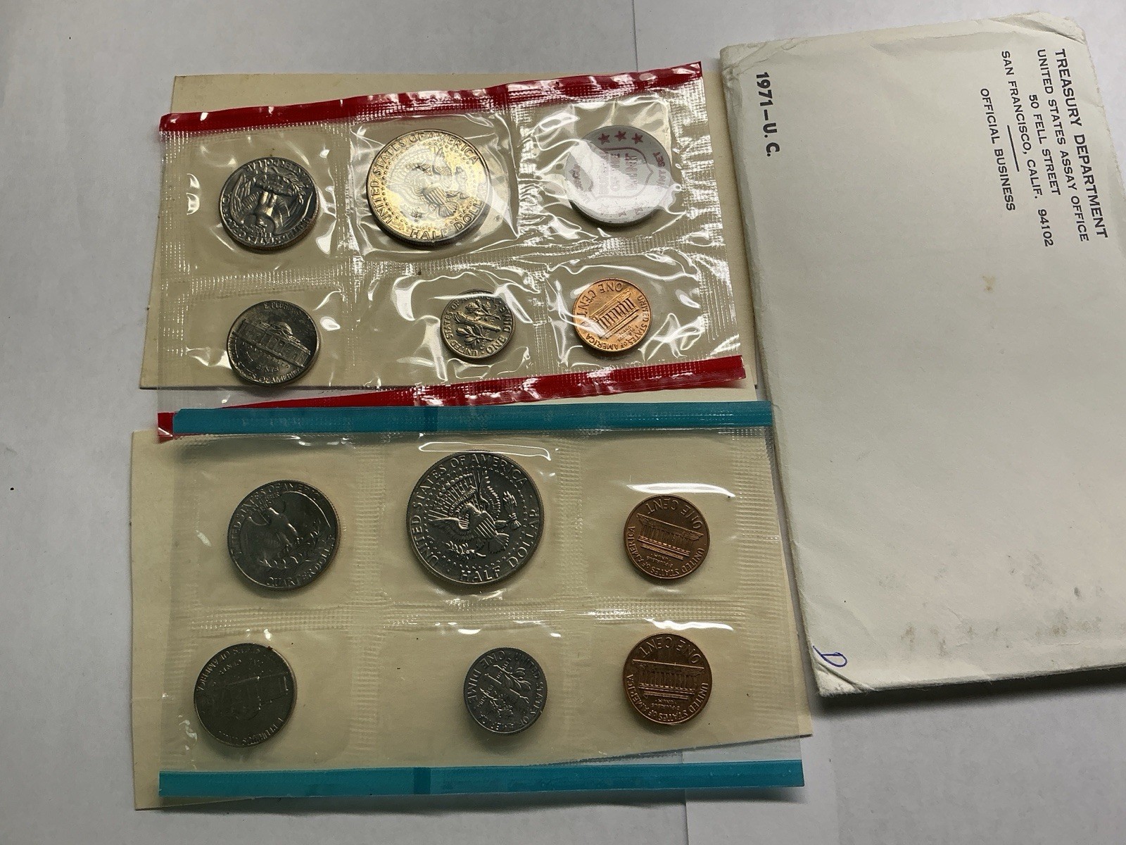 1971 PDS Uncirculated US Mint Set w/OGP 080624 99d