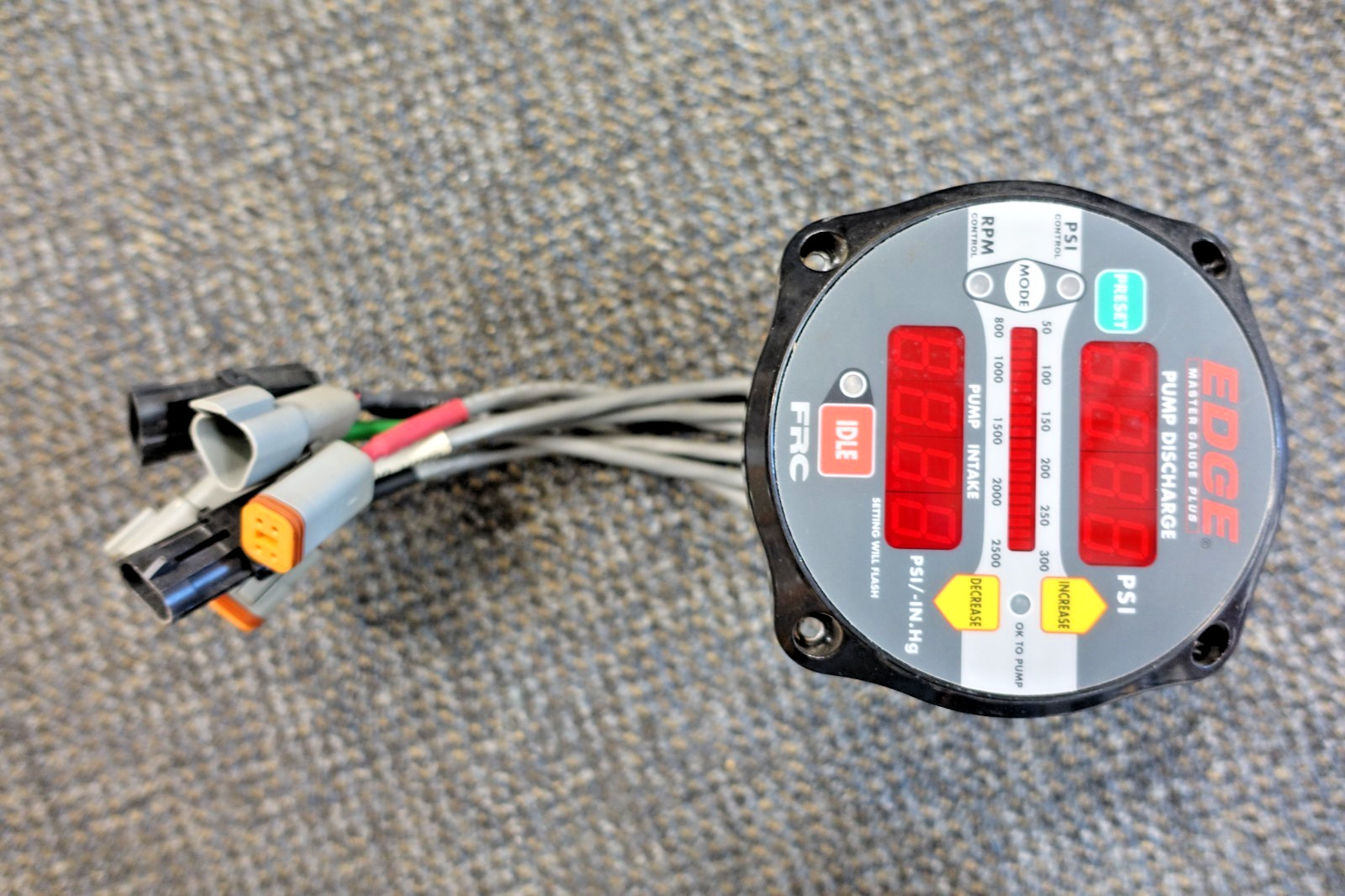 FRC EDGE Master Gauge Plus Pressure Governor PE 4 Fire Truck Pump Control