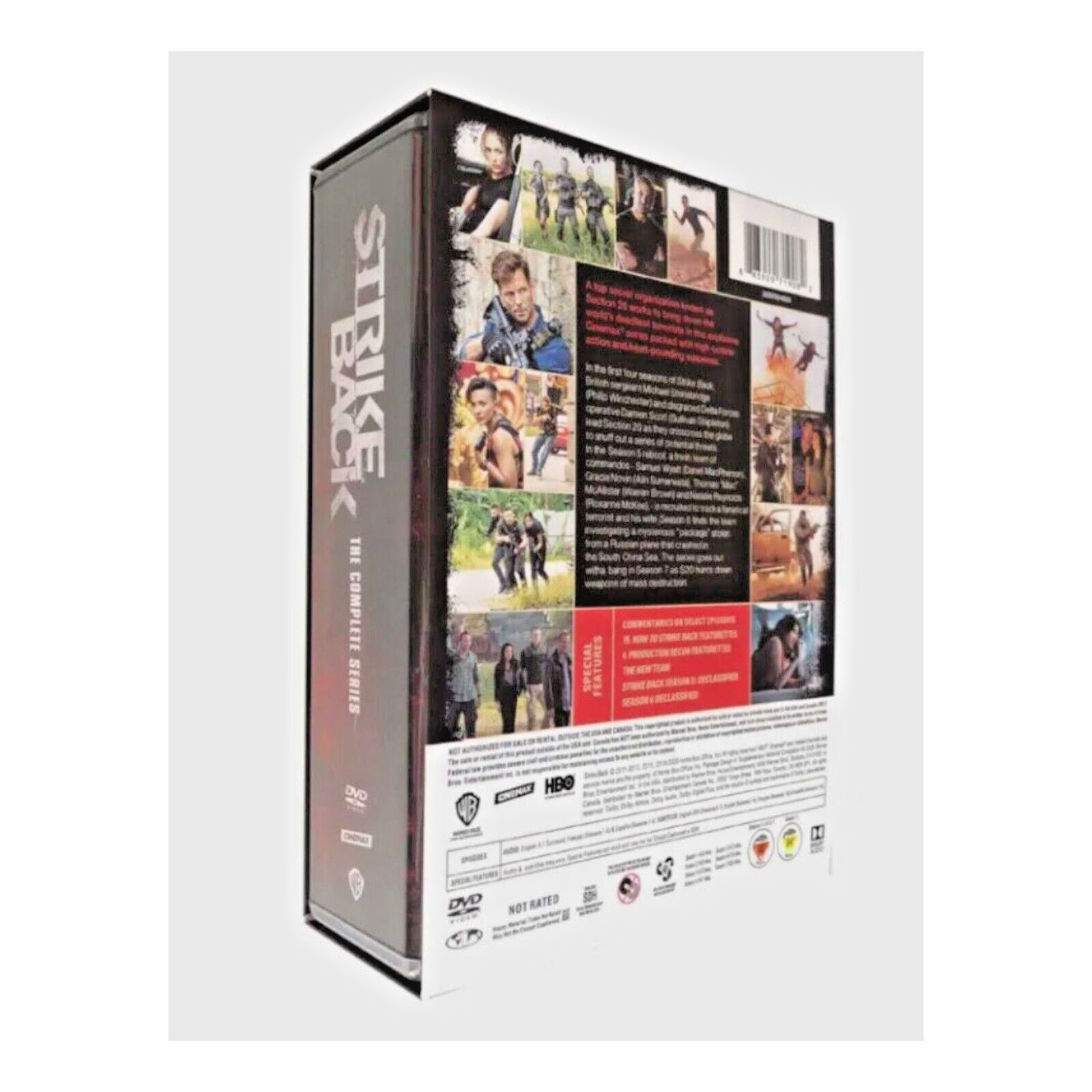 STRIKE BACK the Complete Series Seasons 1-7 DVD (21 Disc Box Set) 1 2 3 4 5 6 7