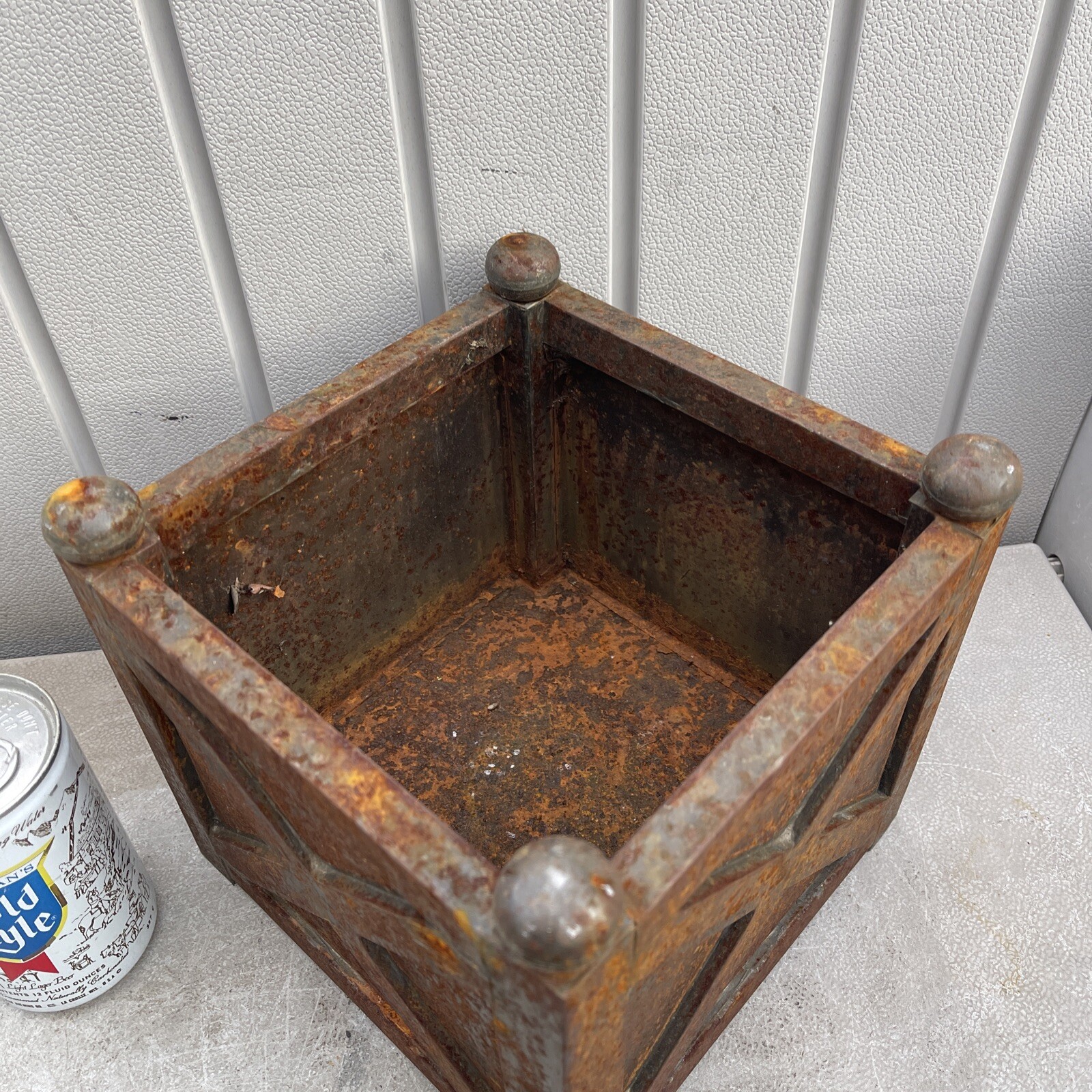 Rustic jayson home & garden metal planter