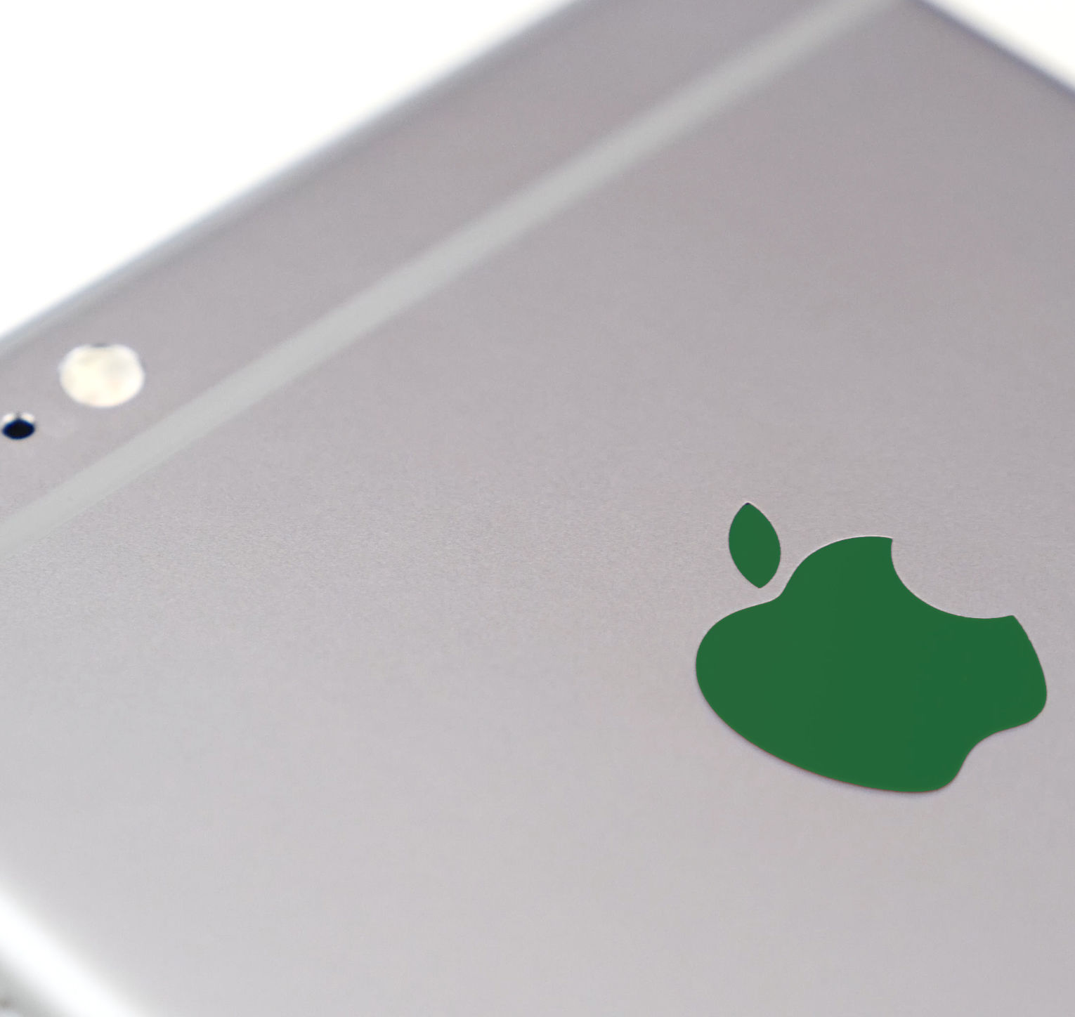 Hunter Green Color Changer Overlay for Apple iPhone 7 and 7 Plus Logo Decal