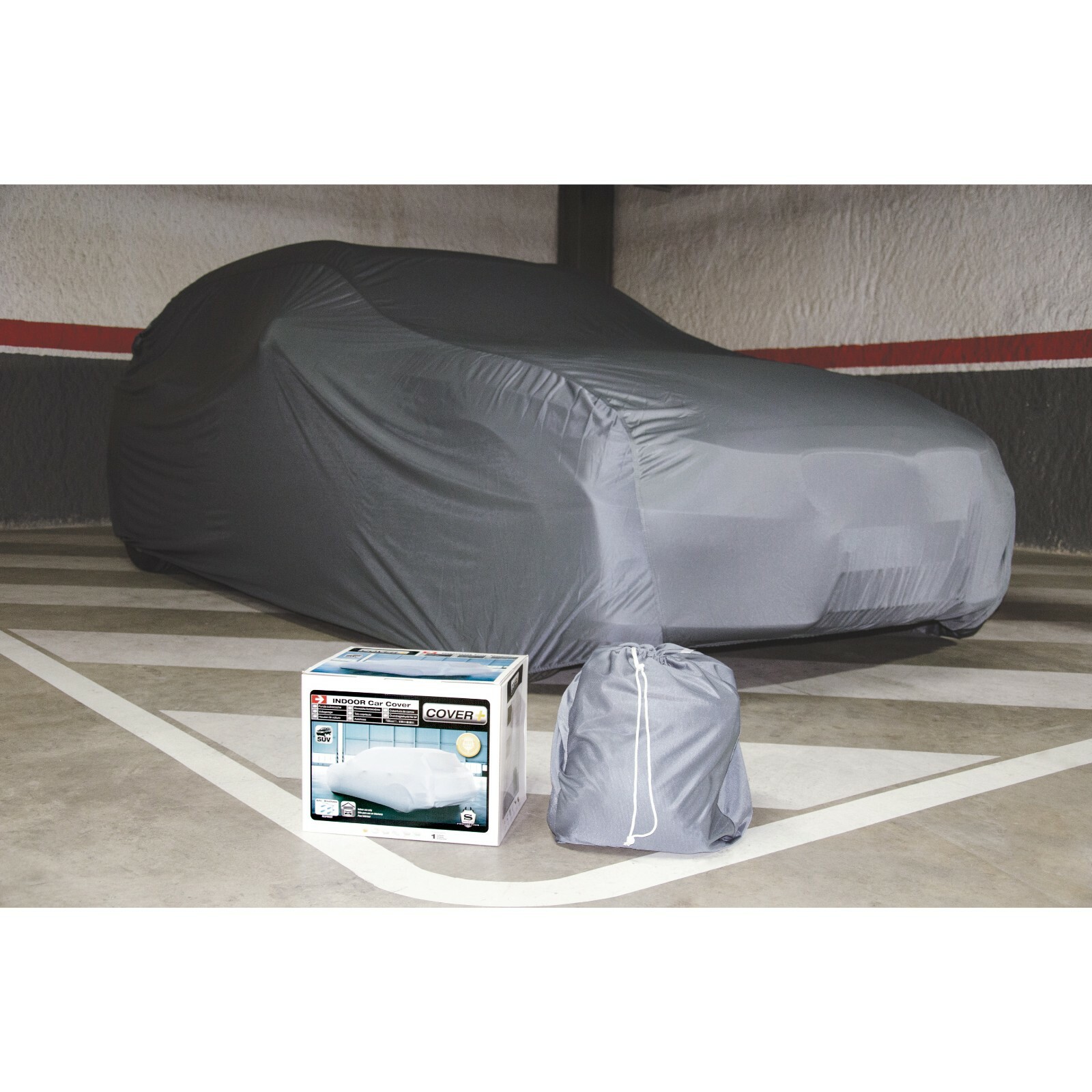Lotus Elan Indoor Grey Soft Fabric Breathable Protection Dustcover Car Cover - M