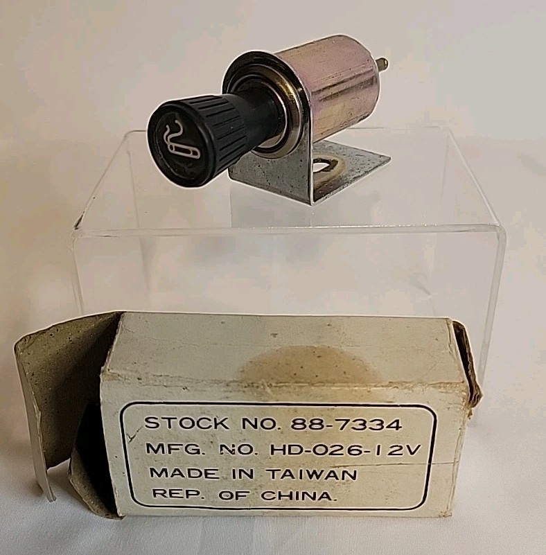 12V Vehicle Cigarette Lighter Socket Replacement, New-Signs Of Aging On Metal