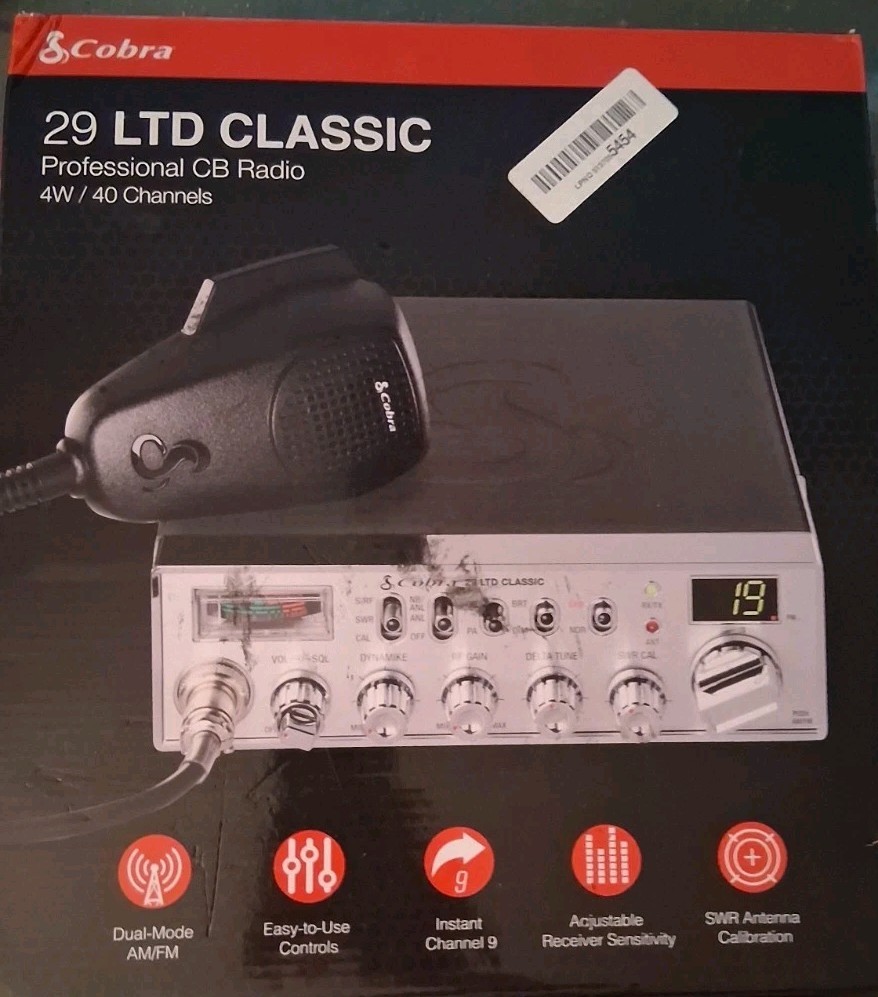 COBRA 29LTD Classic  Professional CB Radio  4w / 40 Channel