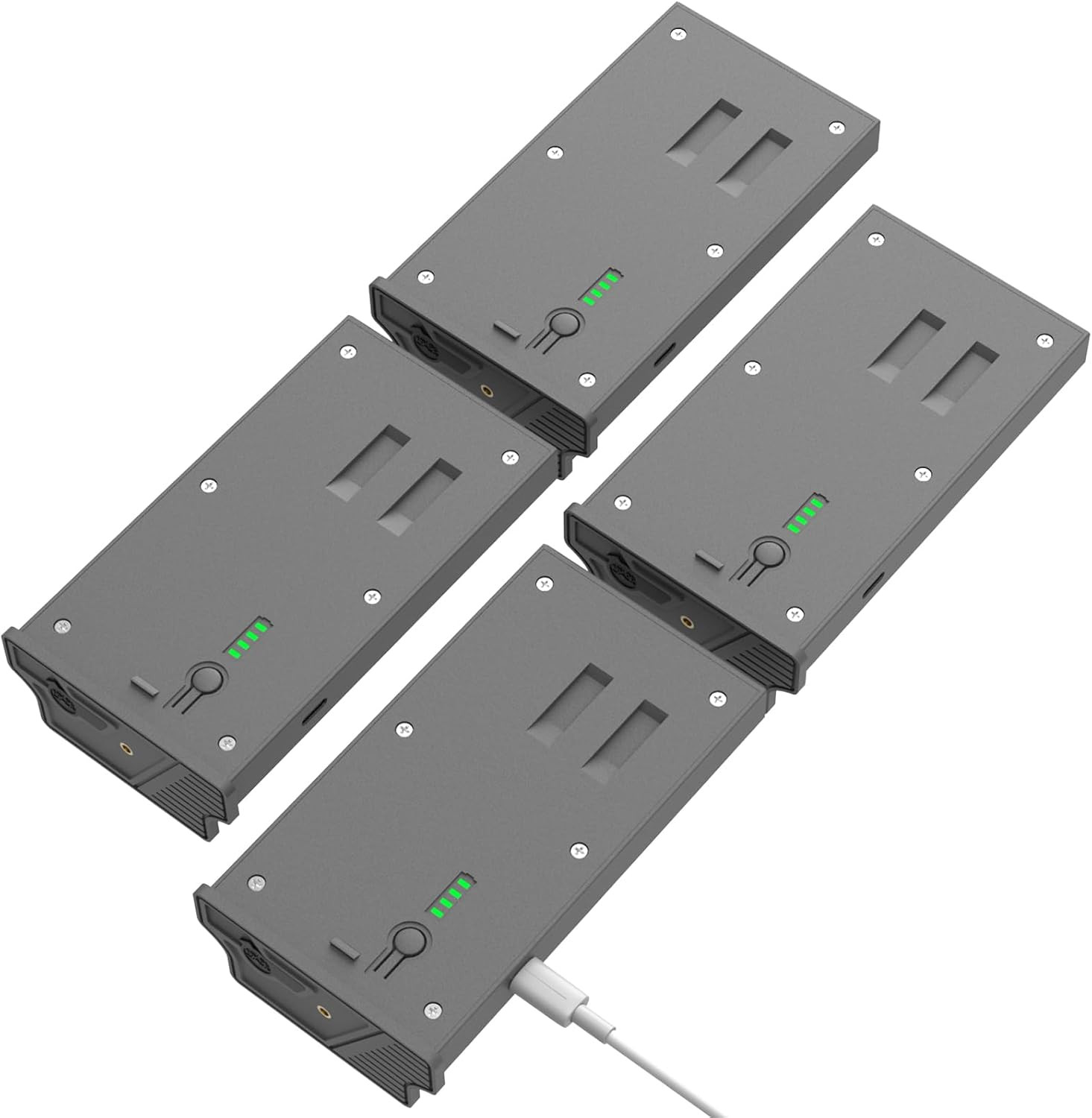4 Pack Reveal Lithium Battery Pack, Compatible with Tactacam Reveal Cartridge fo