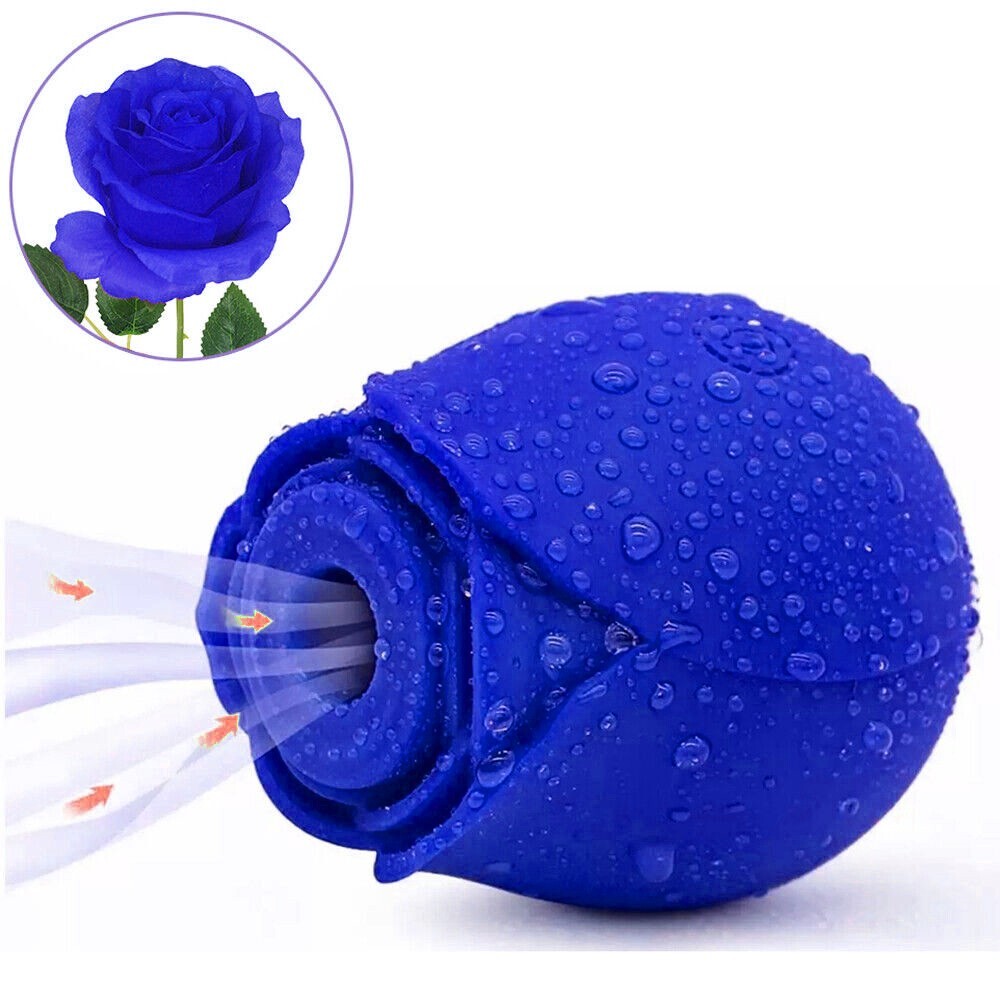 Flower Sucking Vibrator 10-Speed G-spot Massager Dildo Clit Sucker Women Sex Toy