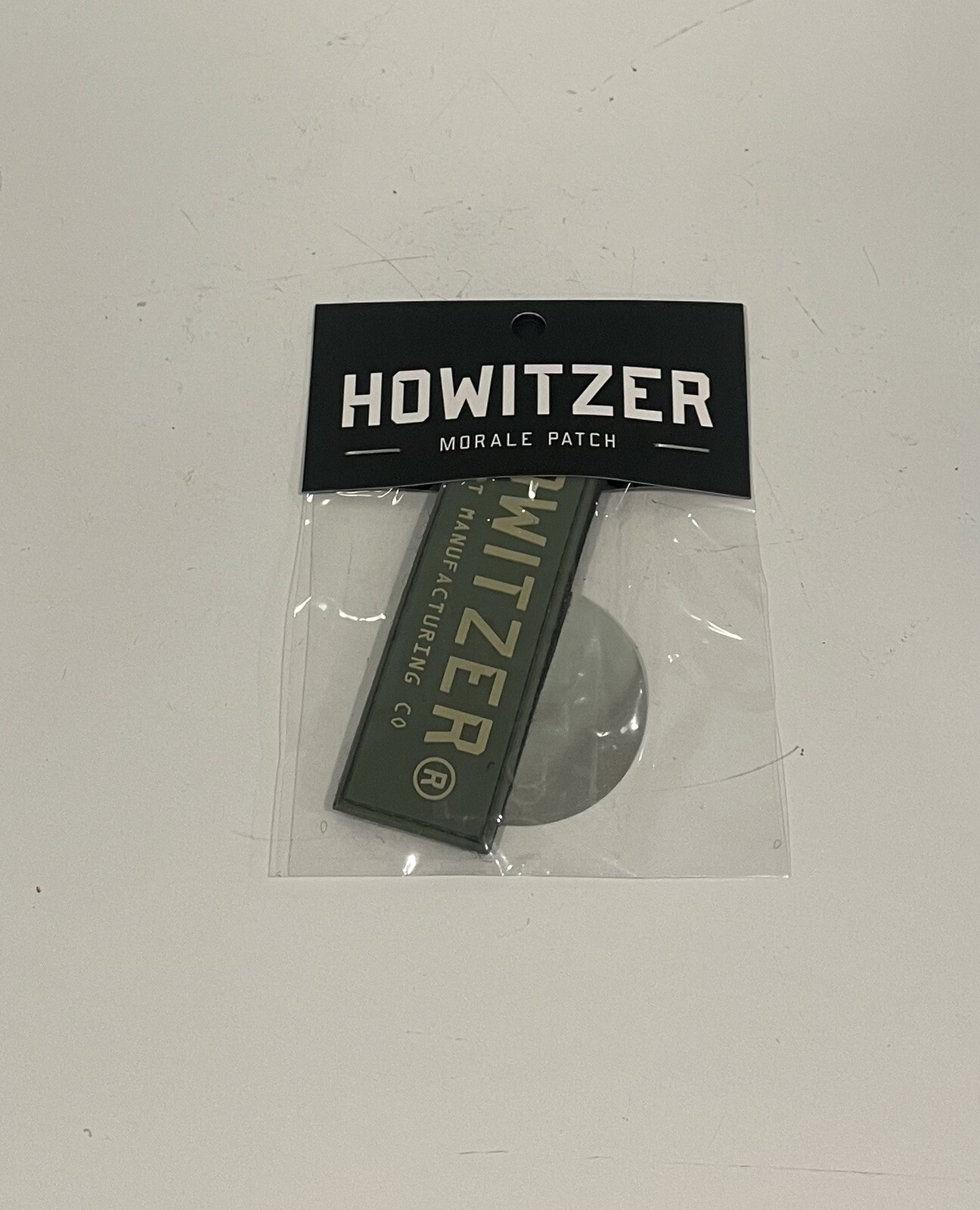 Howitzer Clothing Logo Bar Morale Patch Military Green CV4061 NEW! FREE SHIPPING