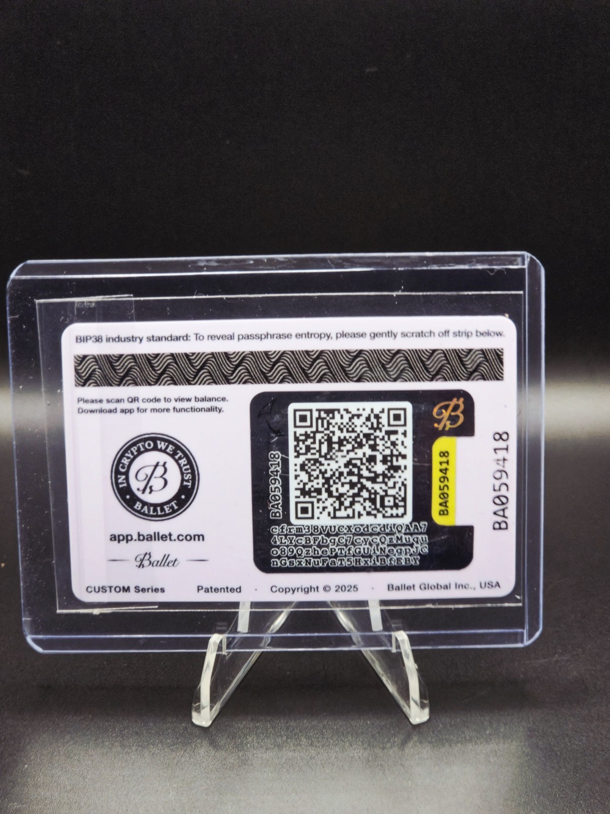 Ballet World's Easiest Cryptocurrency Wallet / Secure 🔐 Bitcoin Genesis Block