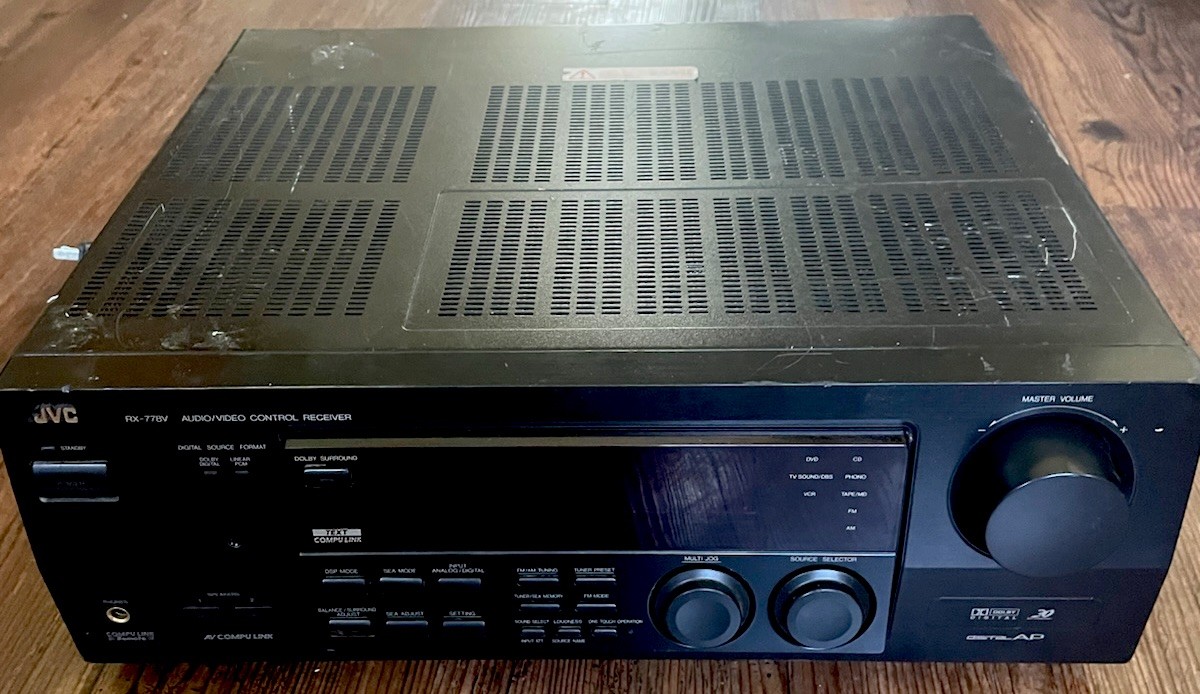 JVC RX-778V Audio Video Receiver Dolby Digital Surround AS IS FOR REPAIR / Parts