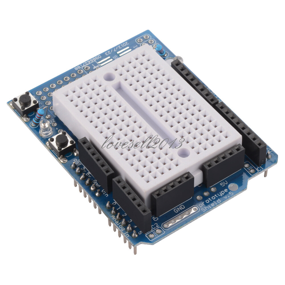 Atmega328P R3 Prototype Shield ProtoShield + Mini Breadboard For Arduino