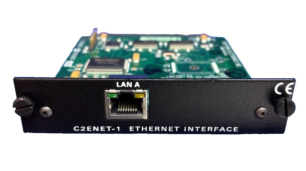 Crestron C2ENET-1, Single Port Ethernet Card for PRO2 or AV2 - PreOwned