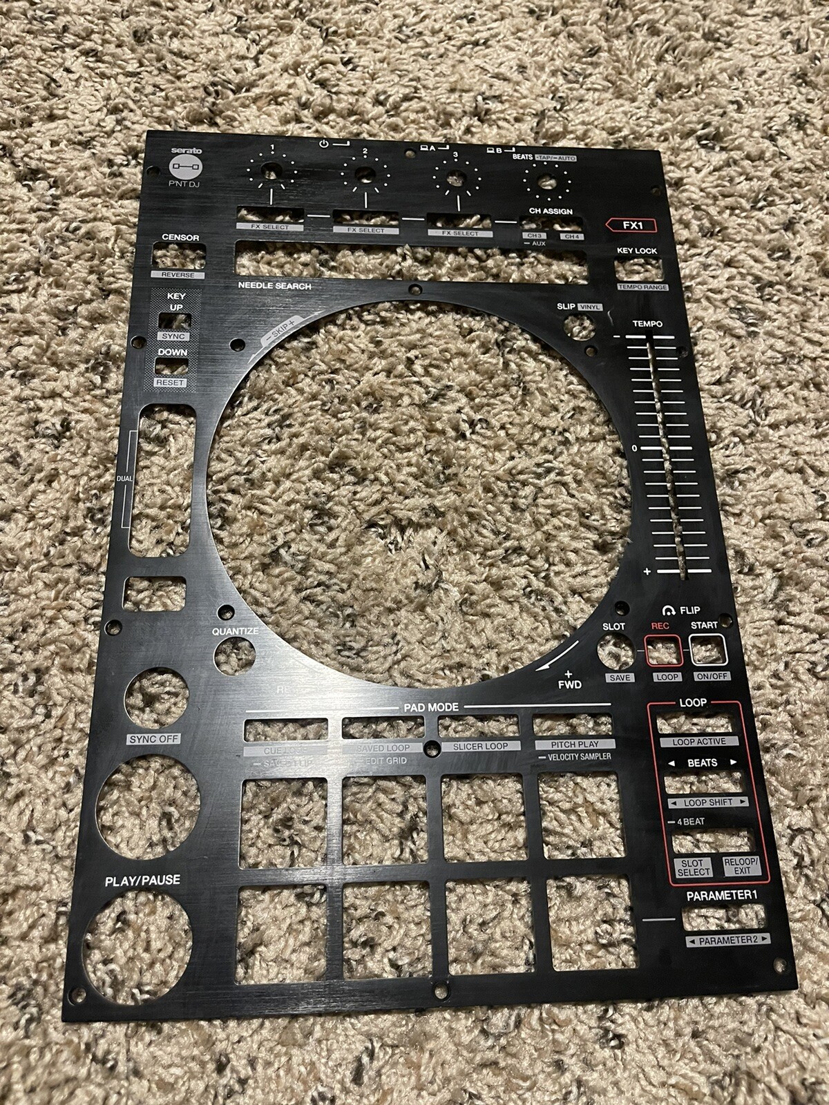 Pioneer DDJ-SX3 703-SX3-1517 Top Panel, Left