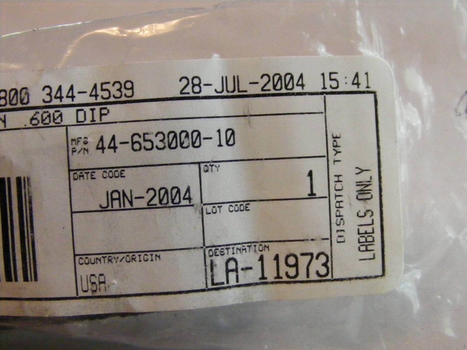 Aries Socket Adapter 44-653000-10 PLCC/44PIN .600 DIP (a37)