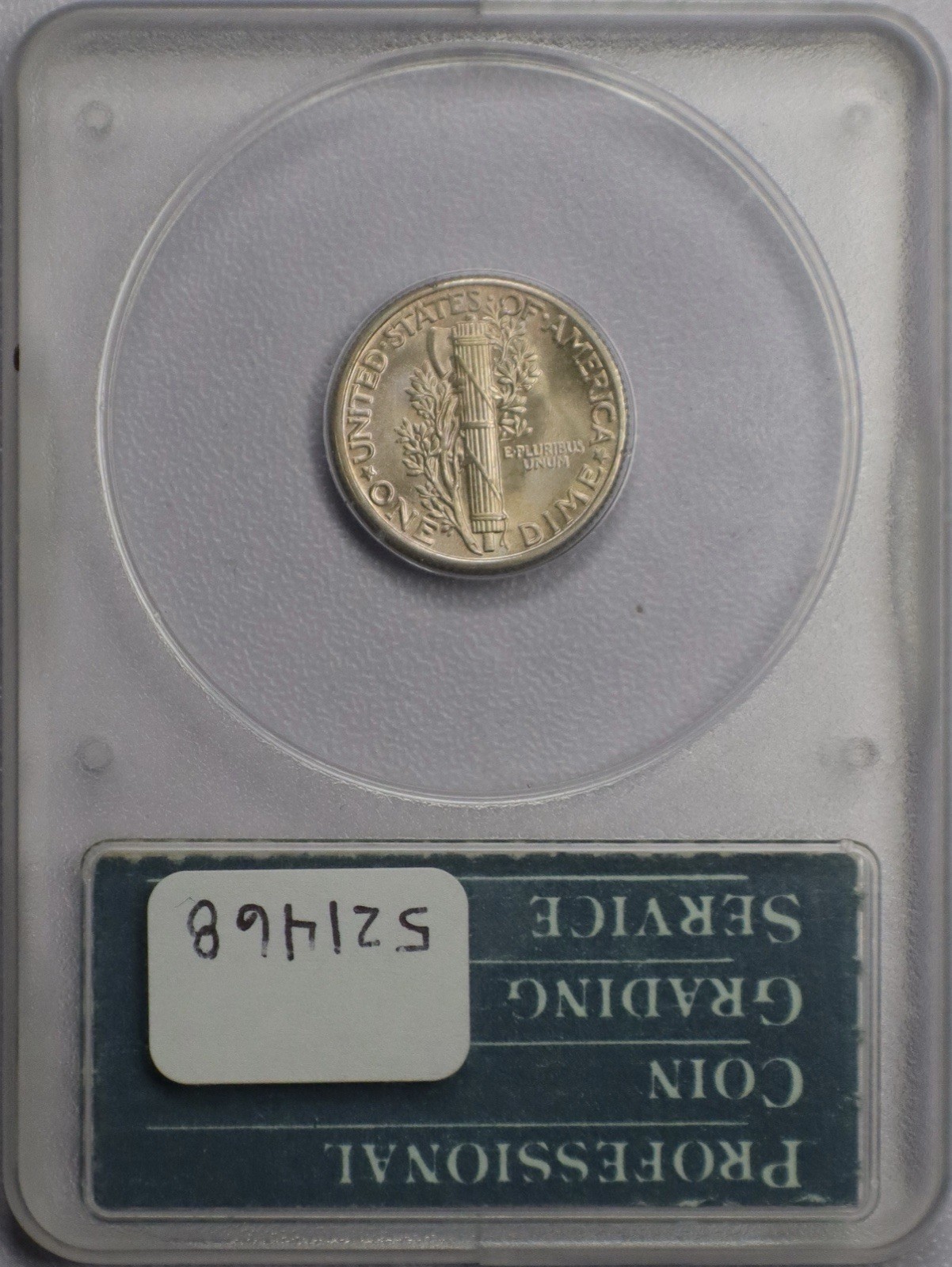 1935 10c Mercury Dime - PCGS MS 64 FB CAC Rattler