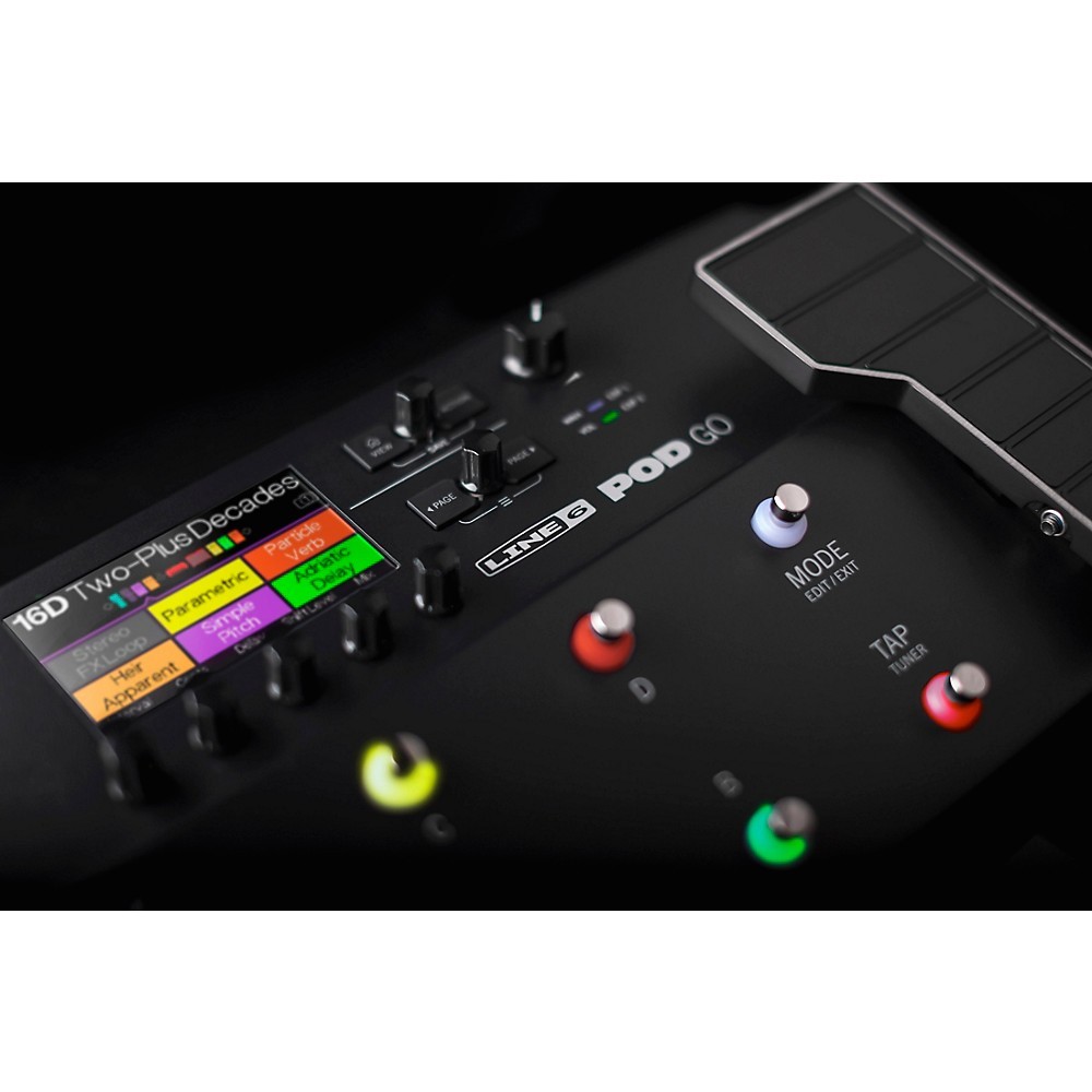 Line 6 POD Go Guitar MultiEffects Processor Black